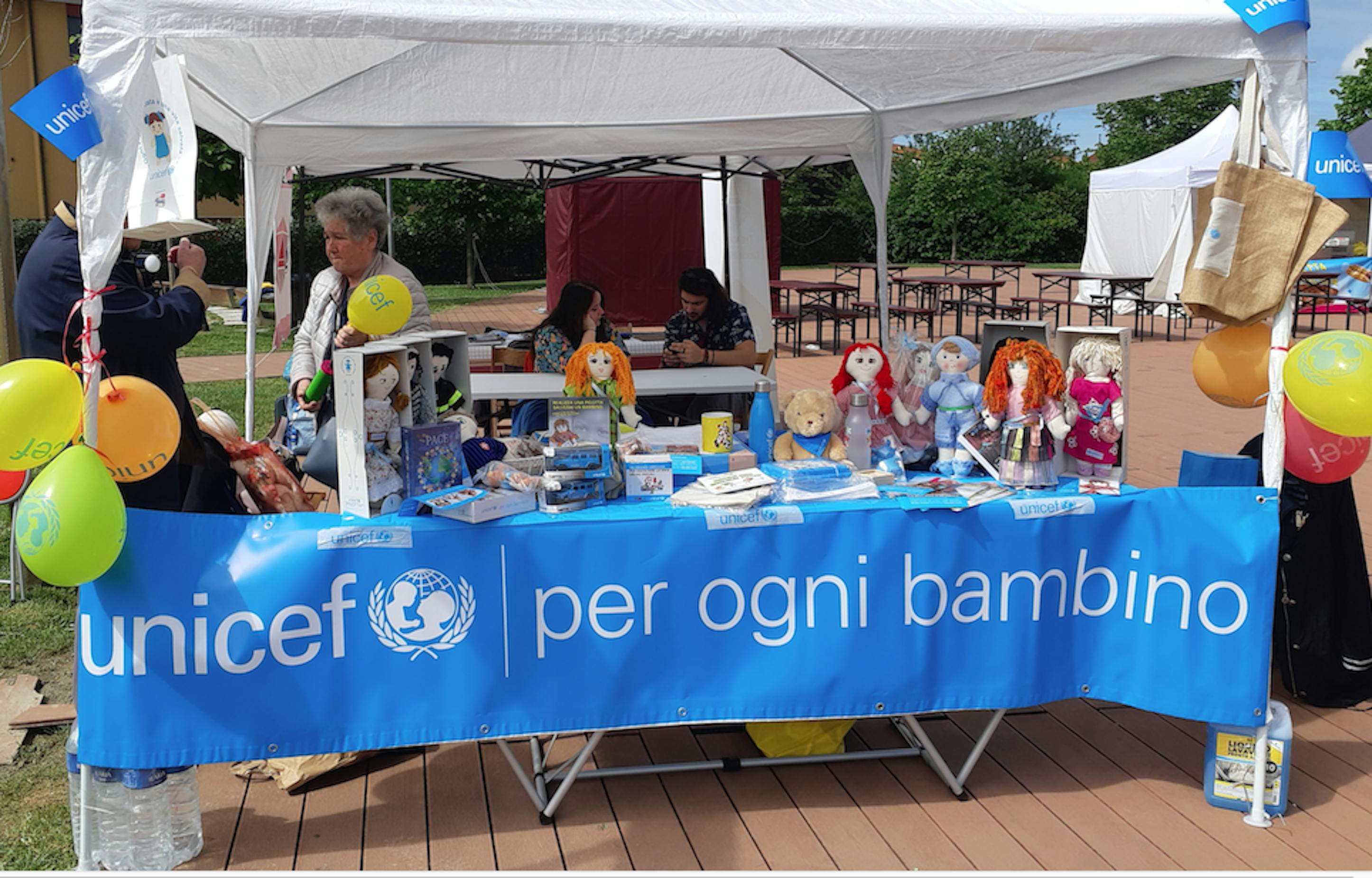 4 e 5 maggio 2024 l'UNICEF in piazza Ghezzi alla Festa della Primavera