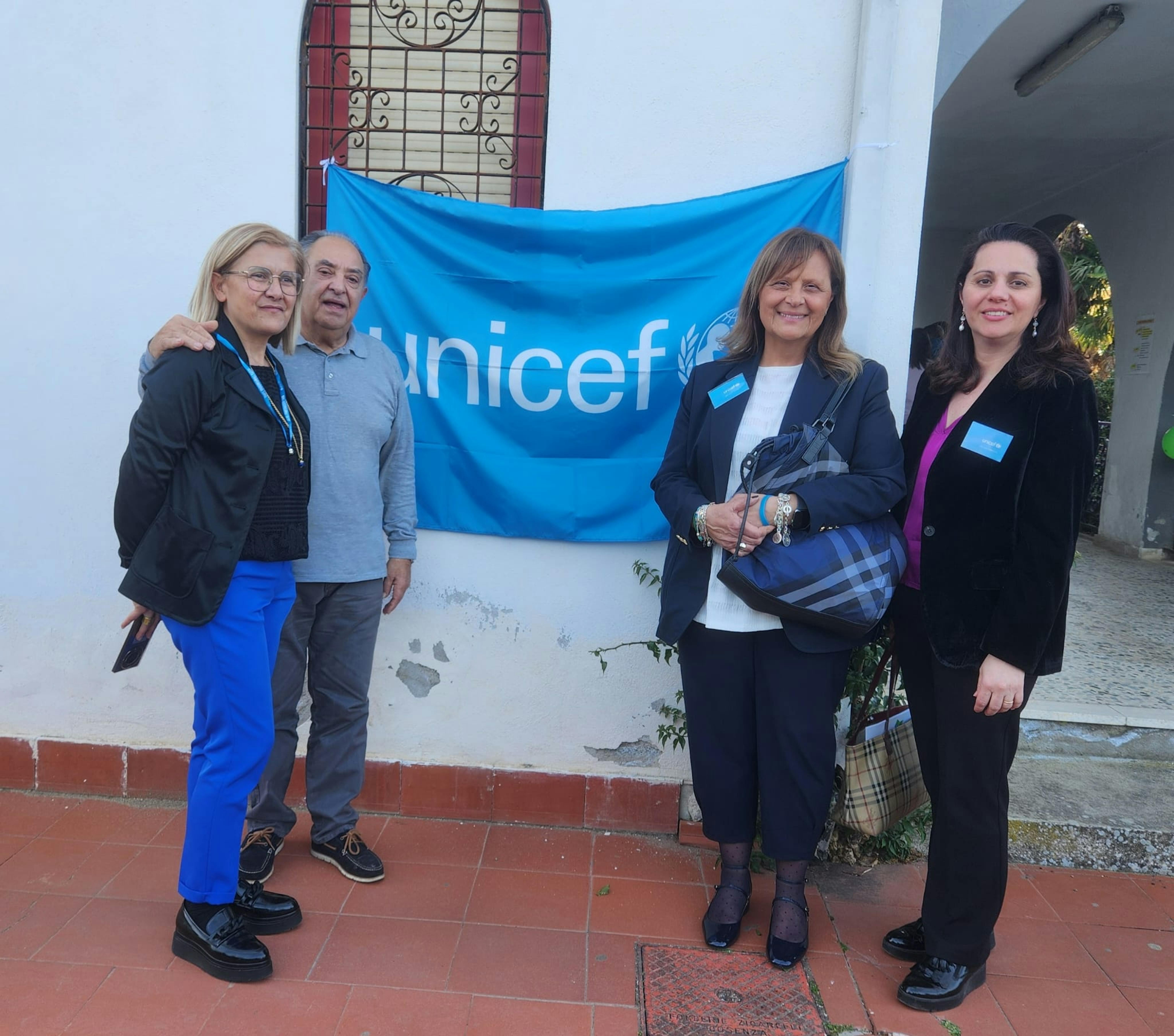 Da sx Domenica Mignuoli, Roberto Leonetti, Gabriella Coscarella e Monica Perri