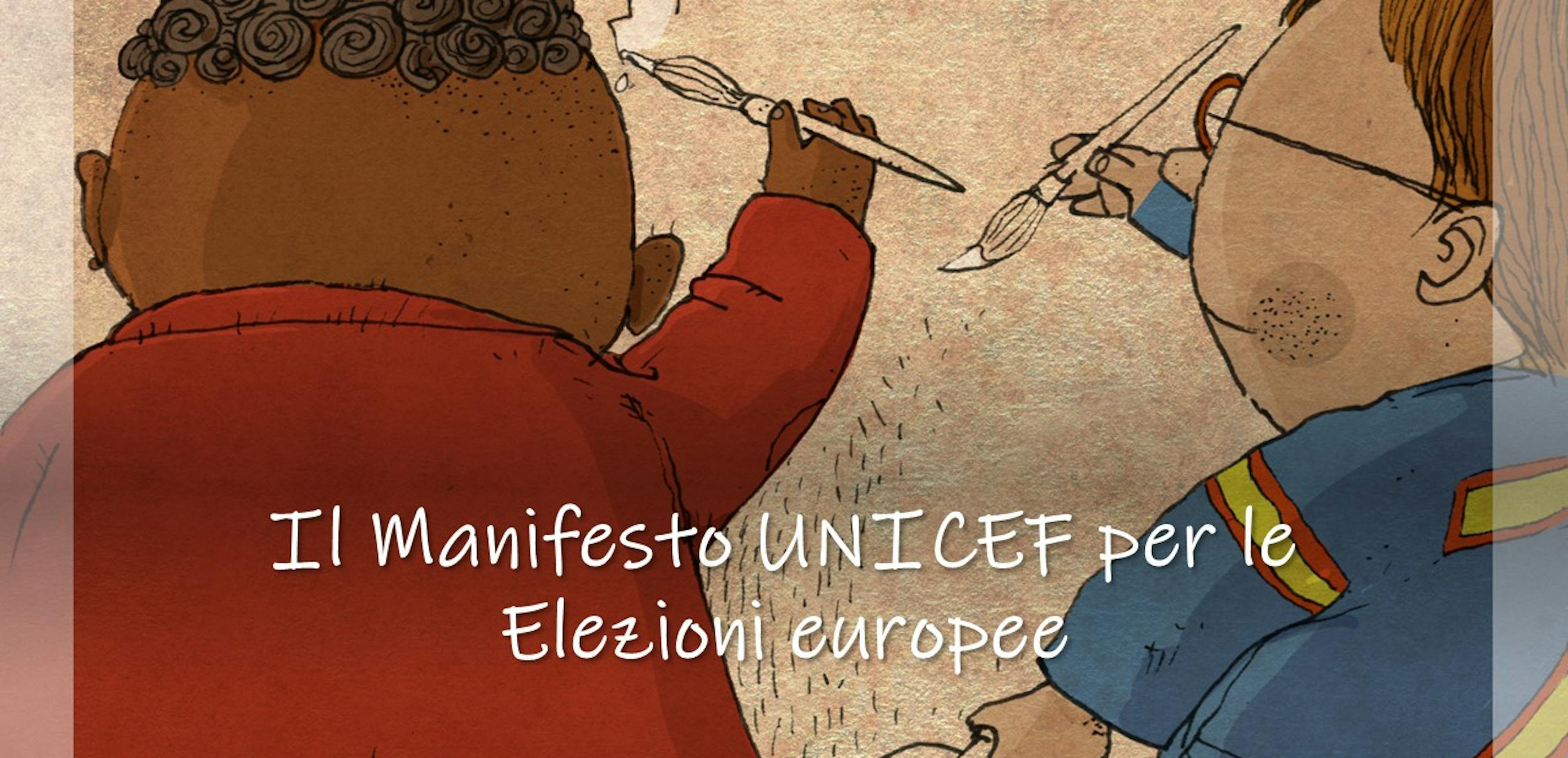 Il manifesto UNICEF per le elezioni europee