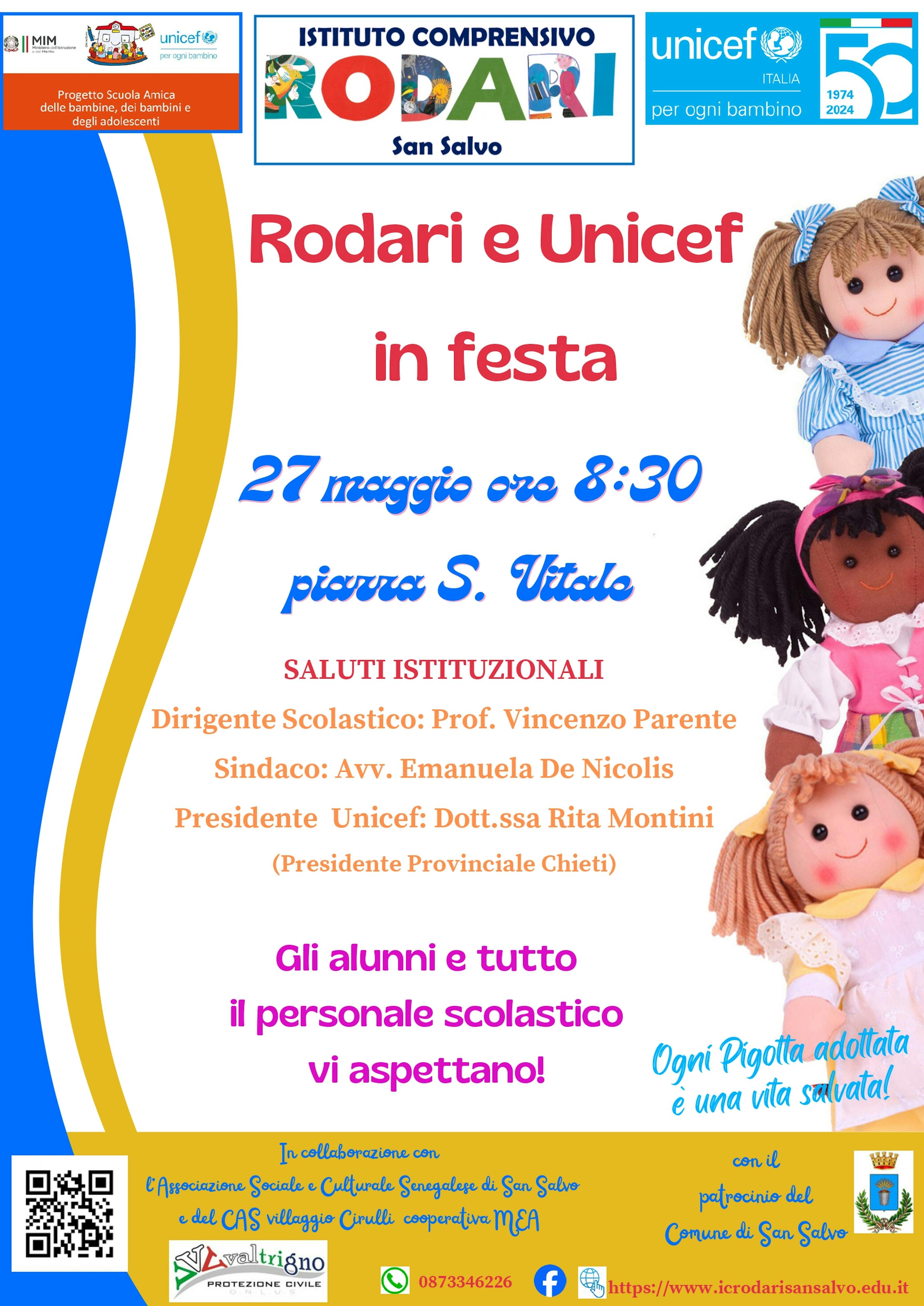 CH-San Salvo - I.C. Rodari in festa per i 50 anni dell'UNICEF Italia