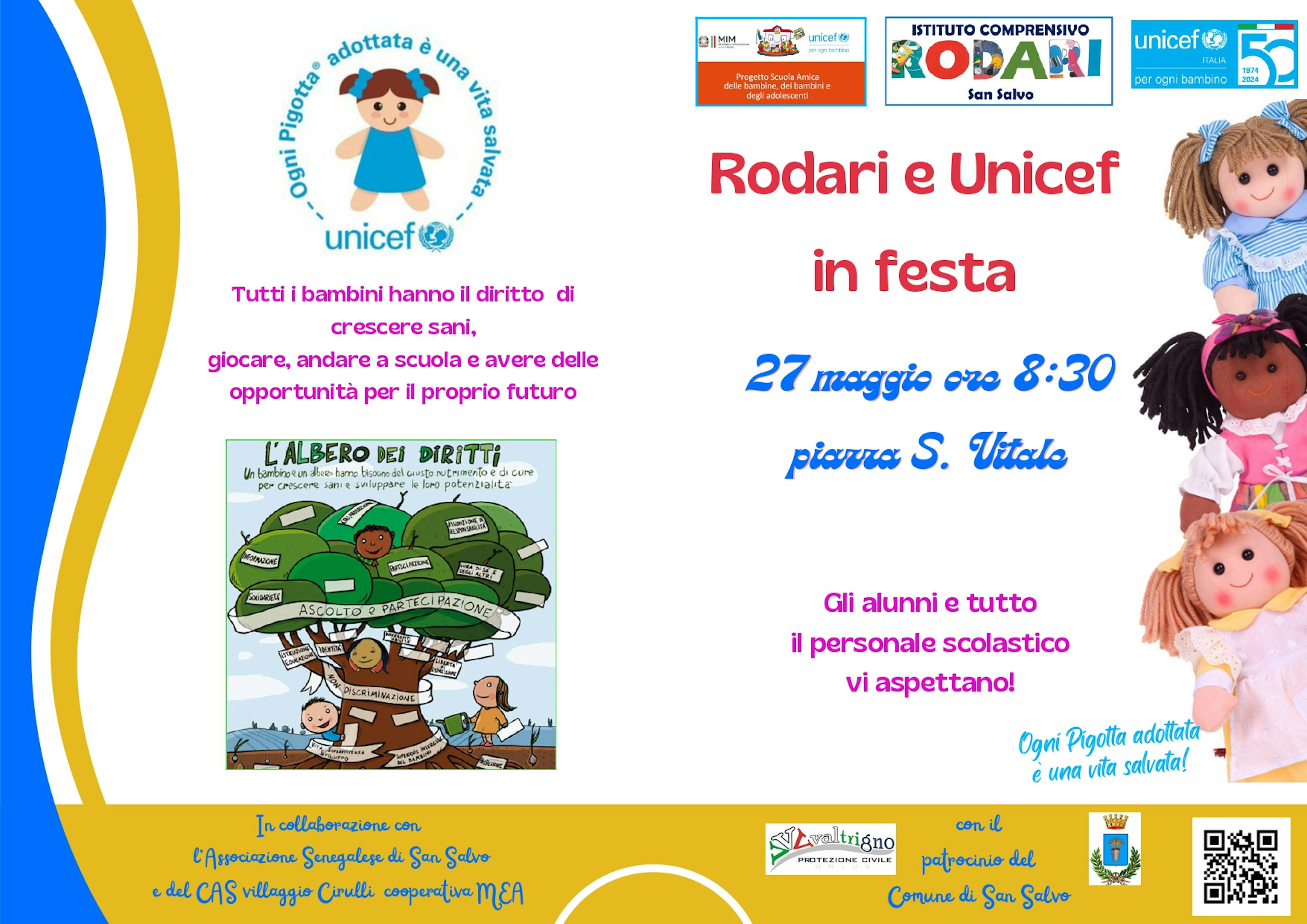 SanSalvo-CH-I.C.Rodari in Festa per i 50 anni dell'UNICEF Italia