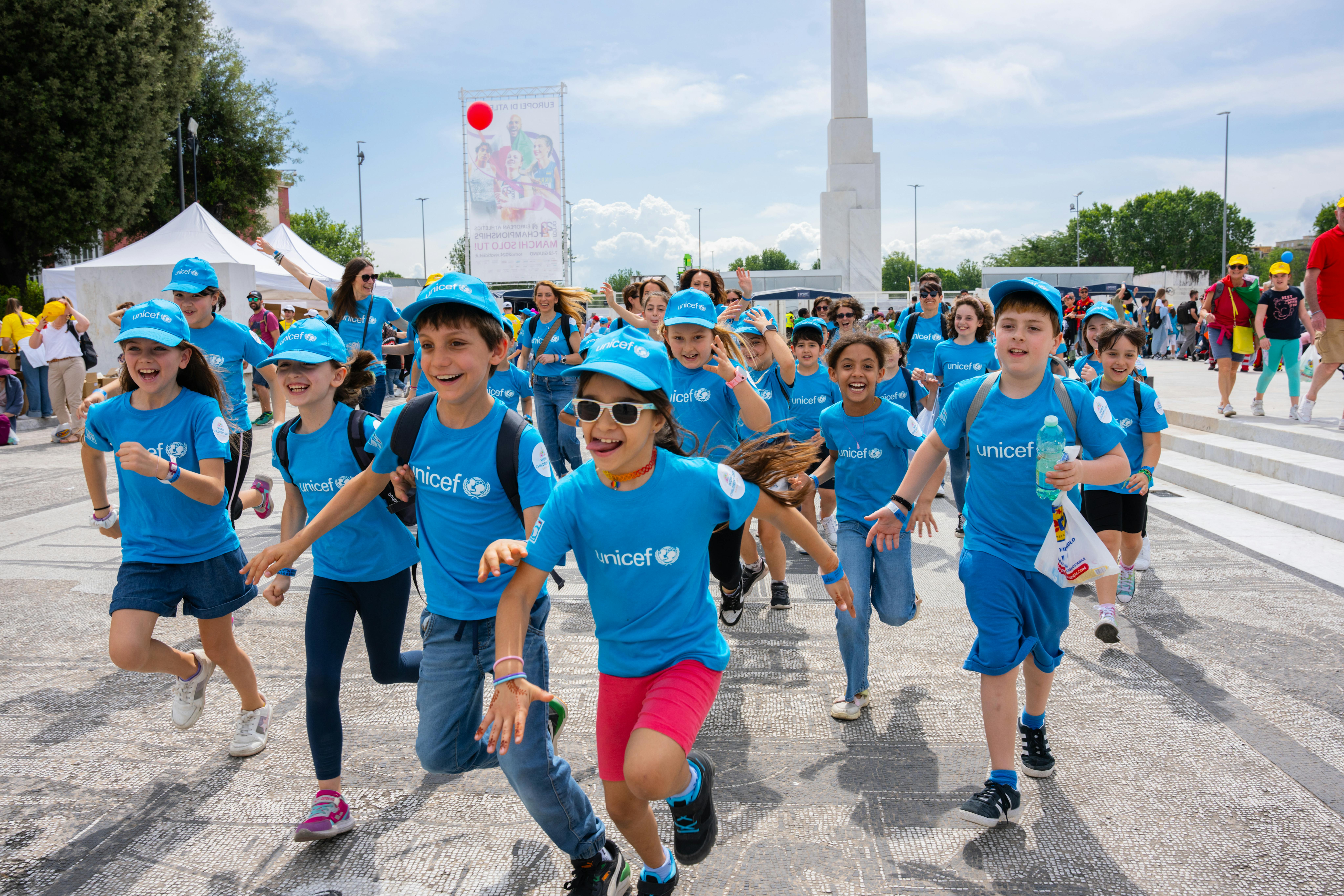 Il 26 maggio 2024 oltre 3 mila bambini dell'UNICEF si sono uniti alla giornata del bambino indetta da Papa Francesco. Presente anche la Direttrice mondiale dell'UNICEF, Cathrine M Russell