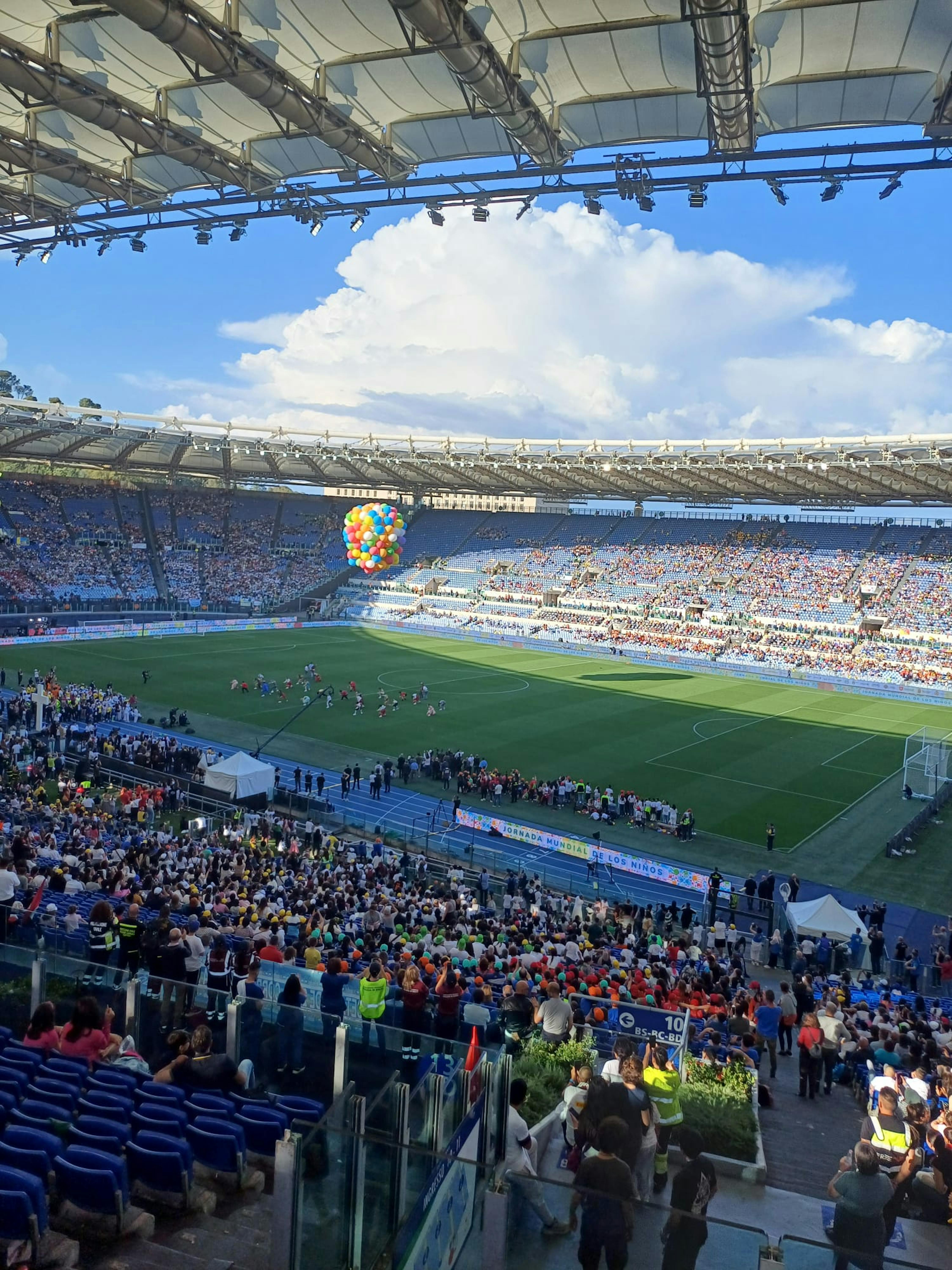 Panoramica dello stadio Olimpico di Roma