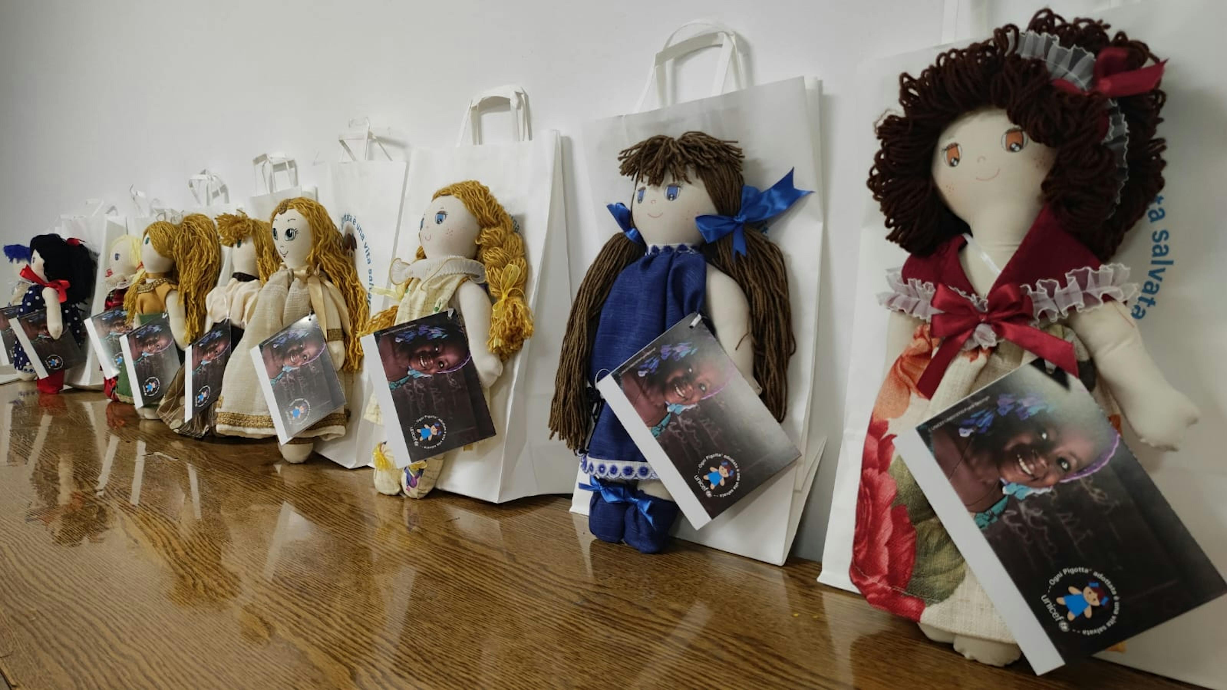 mostra delle pigotte realizzate