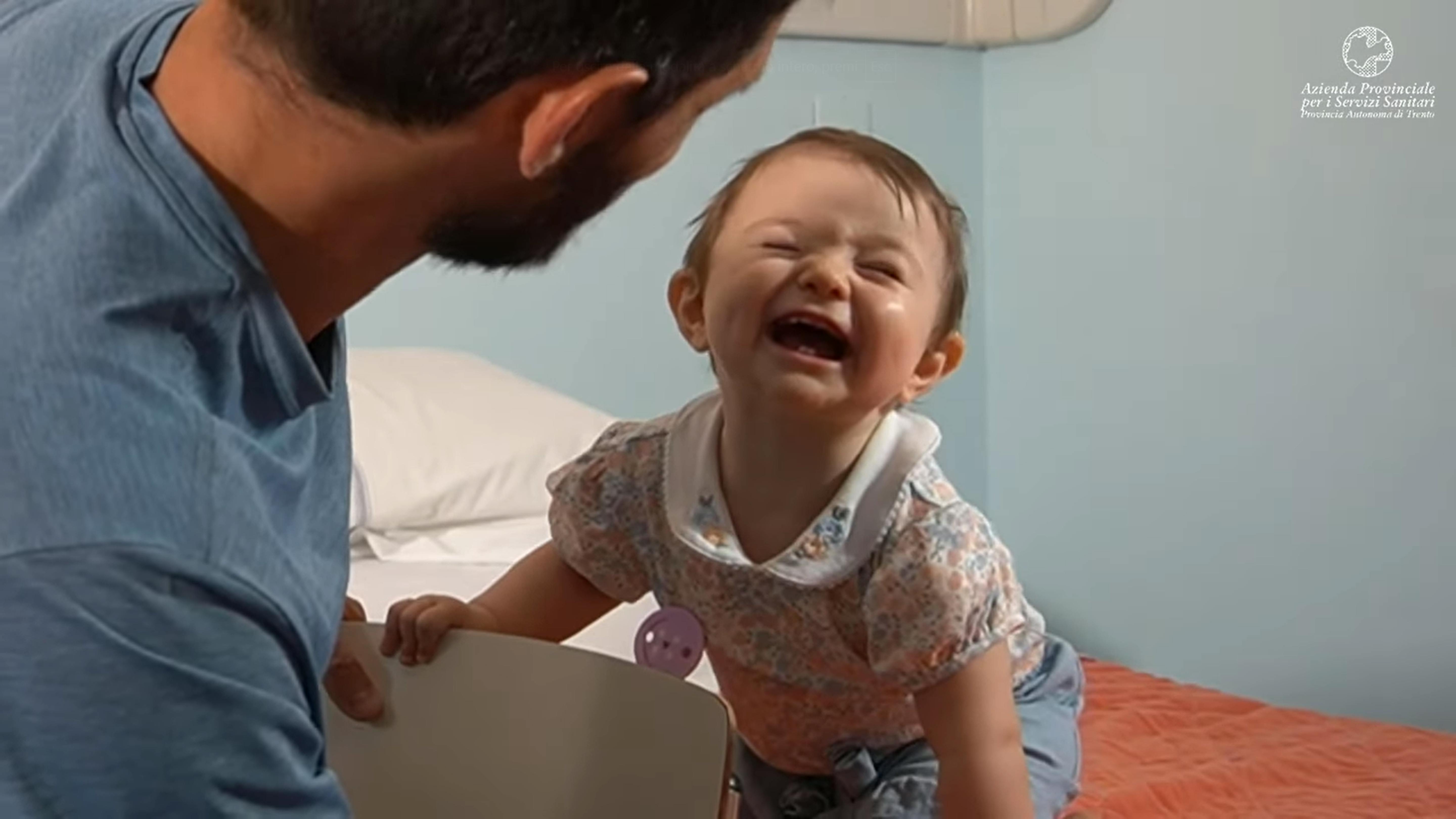 bambino sorridente ospedale trento