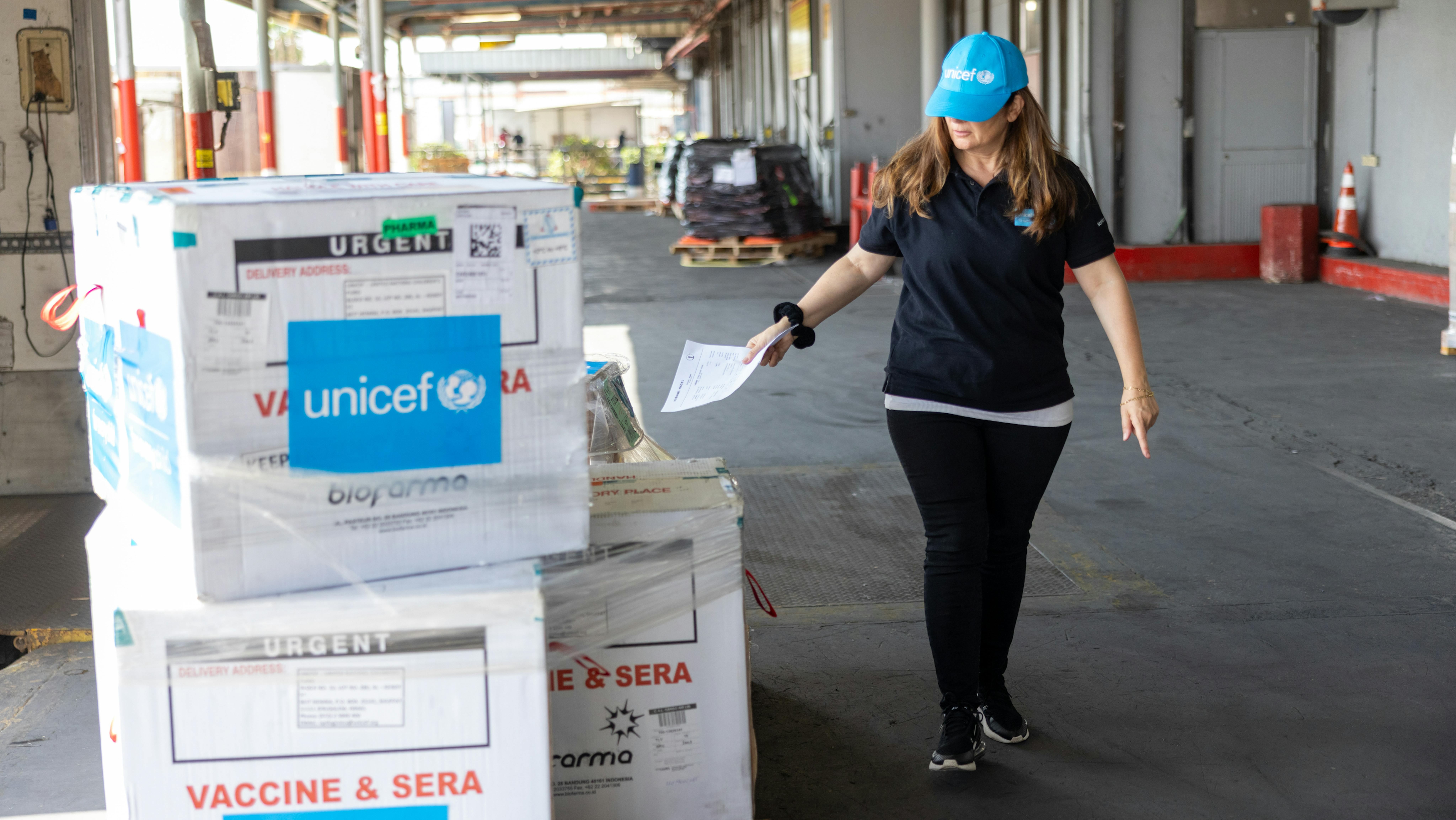 Con la seconda spedizione di vaccini antipolio nOPV2 trasportata nella Striscia di Gaza, l'UNICEF ha portato 1,6 milioni di dosi per proteggere 640.000 bambini sotto i 10 anni dal virus della poliomielite.