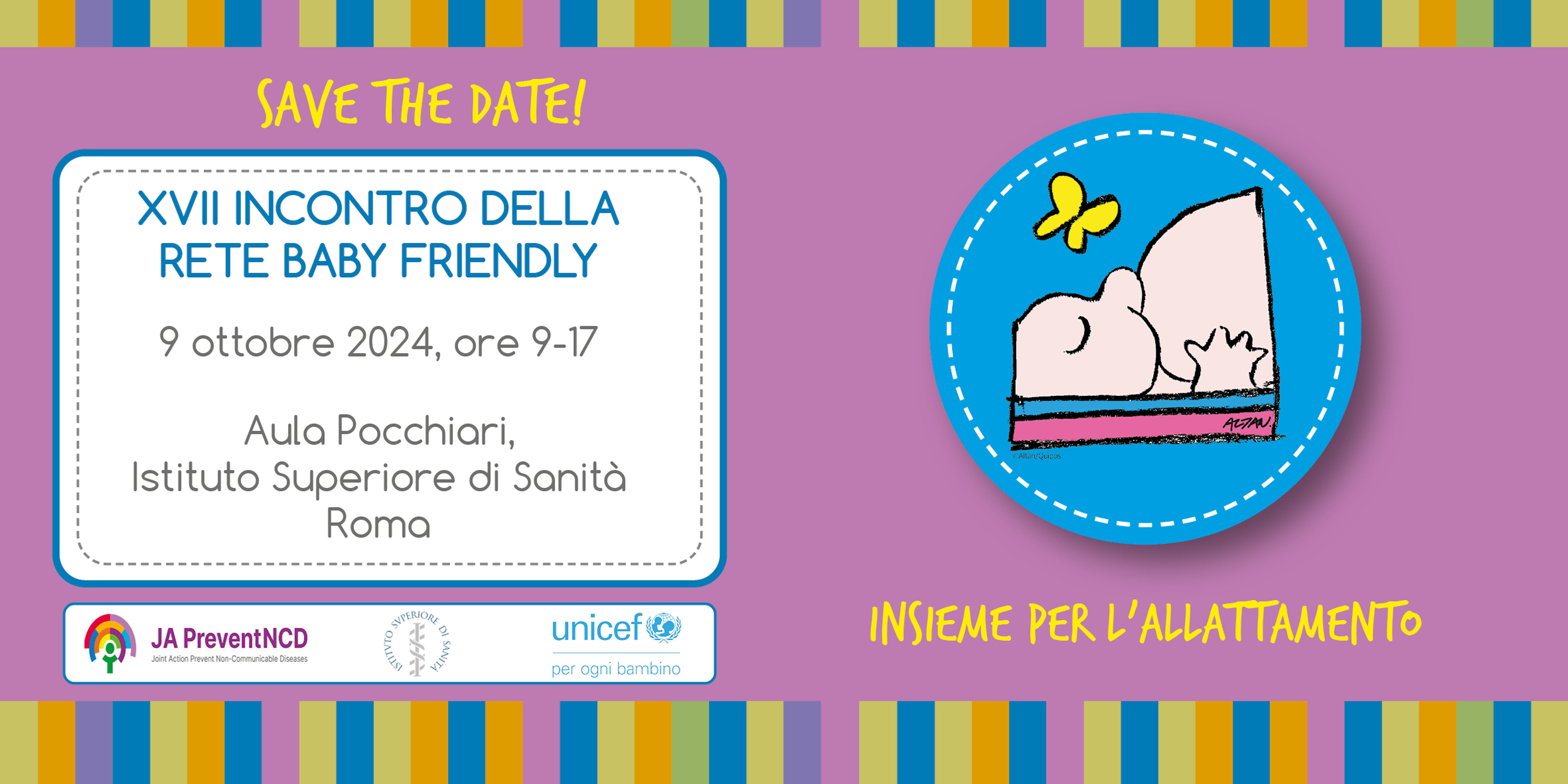 Locandina XVII incontro della rete baby friendly