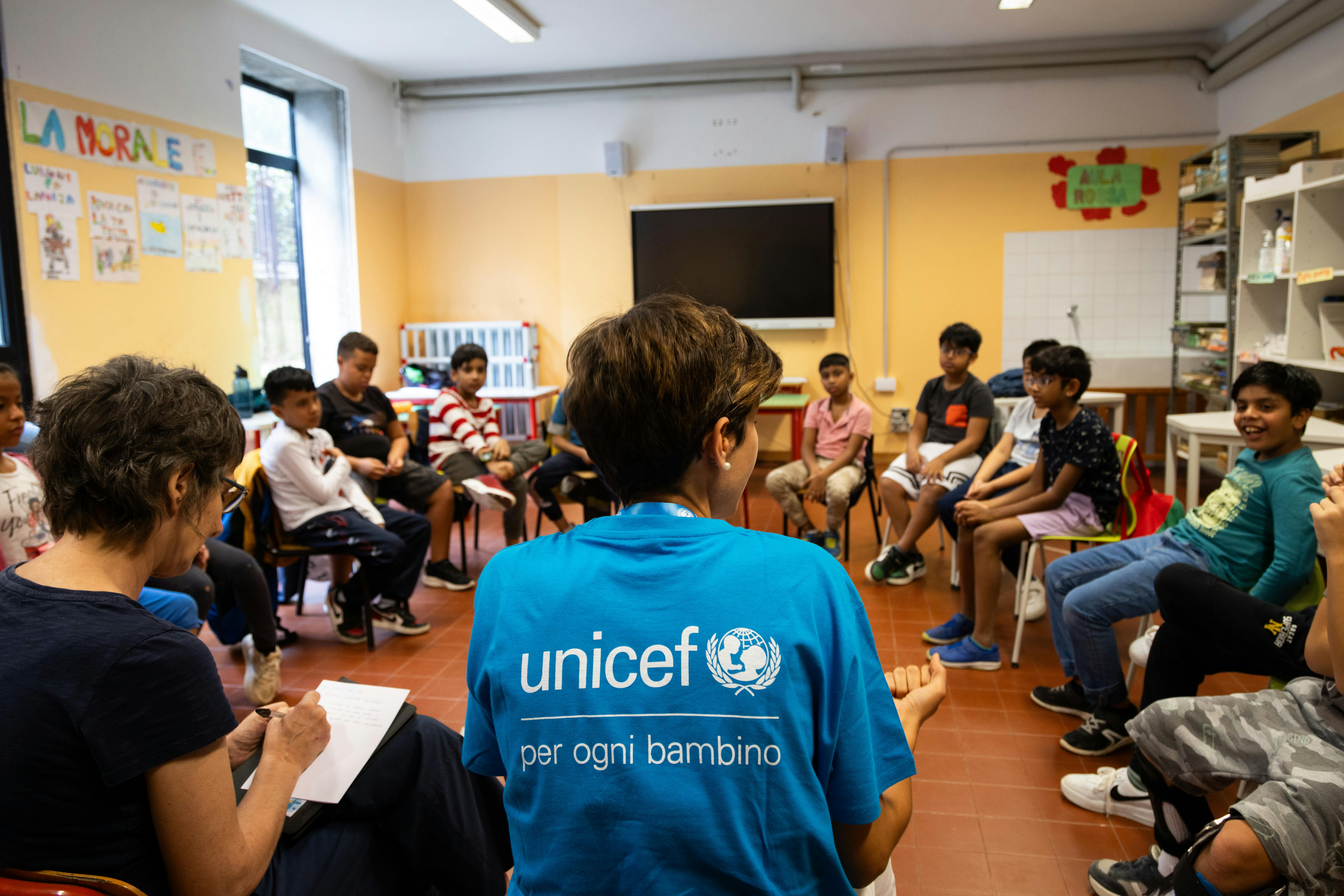 “Come raccontereste la vostra esperienza di apprendimento dell’italiano con Akelius?” il laboratorio con le operatrici dell’UNICEF