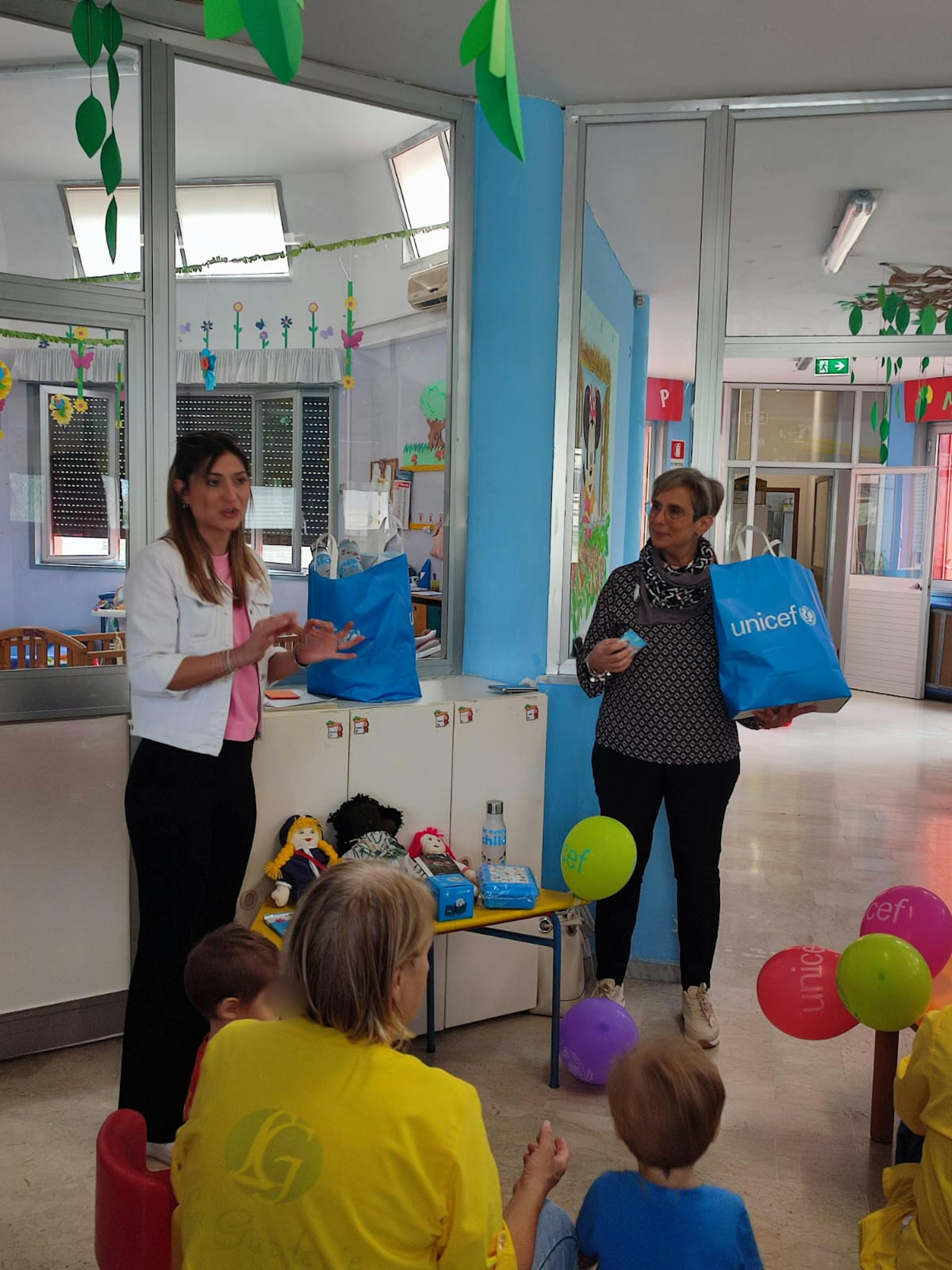 La dott.ssa Simona Giugno con la dott.ssa Michela Nicosia
