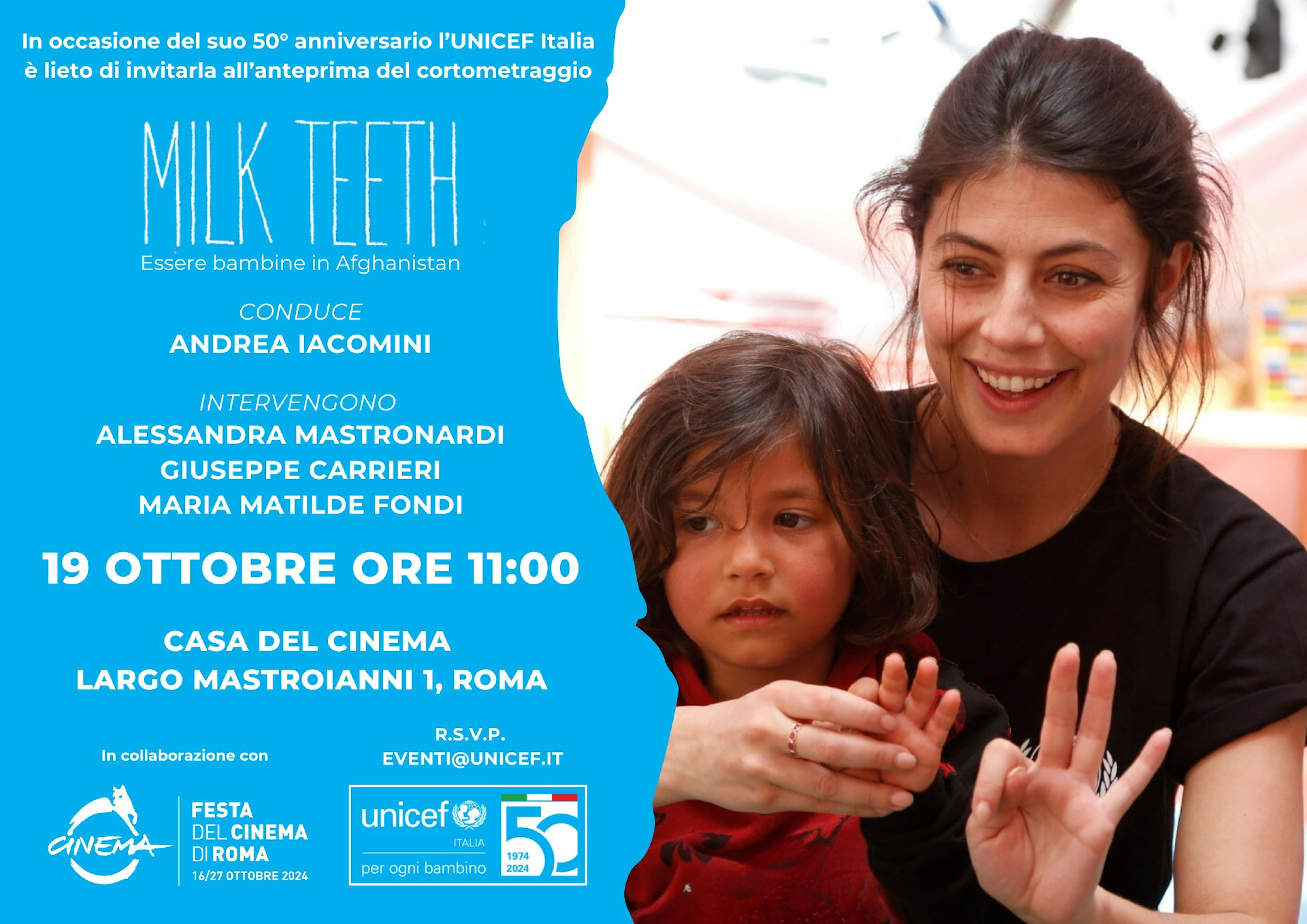 Milk teeth proeizione corto afghanistan