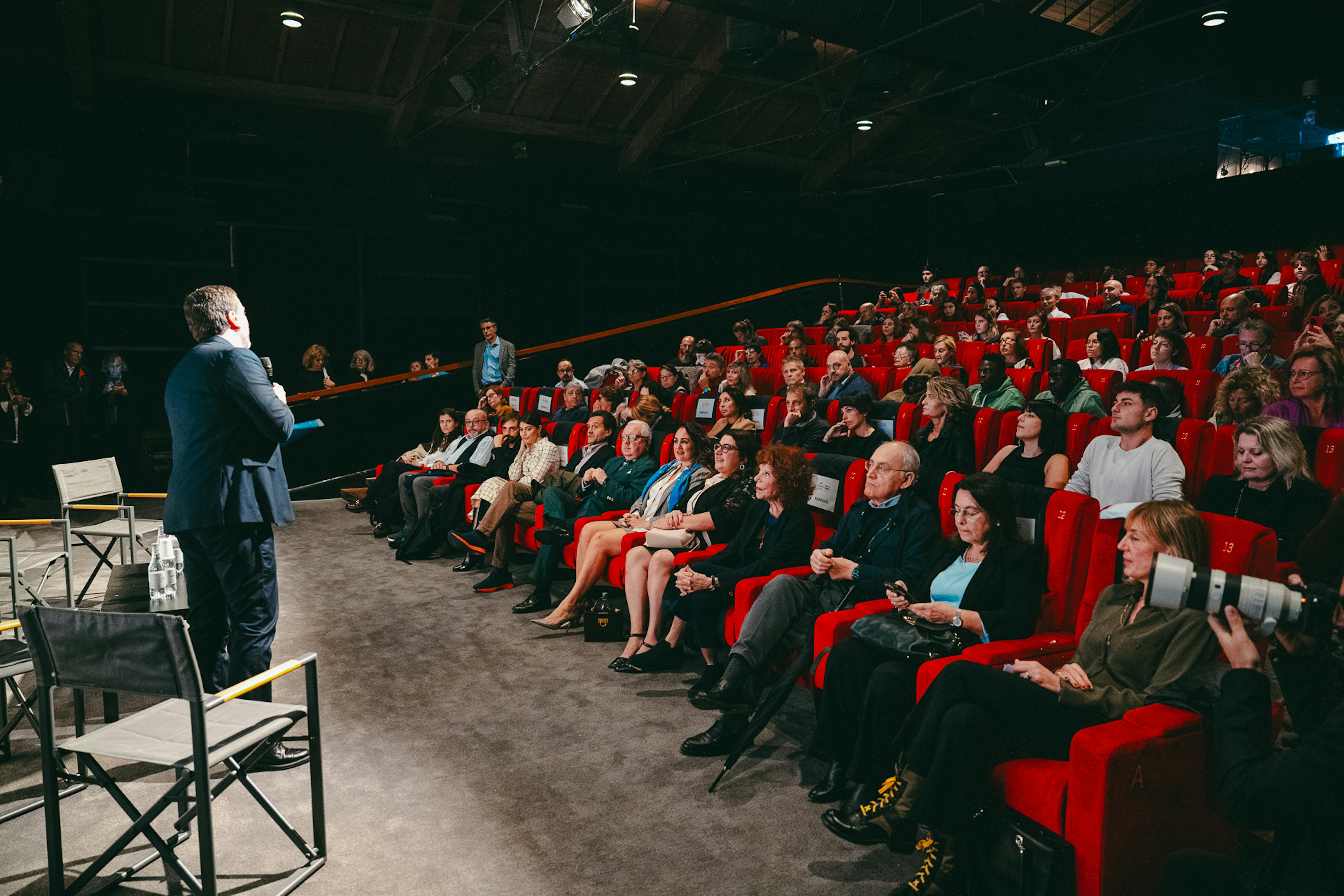 Un momento della presentazione del cortometraggio “MILK TEETH – Essere bambine in Afghanistan” alla Casa del Cinema di Roma, in occasione del 50° anniversario di attività dell’UNICEF Italia.