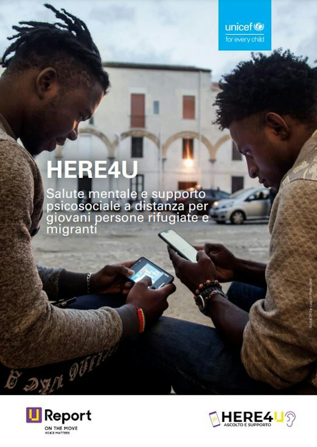 HERE4U Salute mentale e supporto psicosociale a distanza per giovani persone rifugiate e migranti