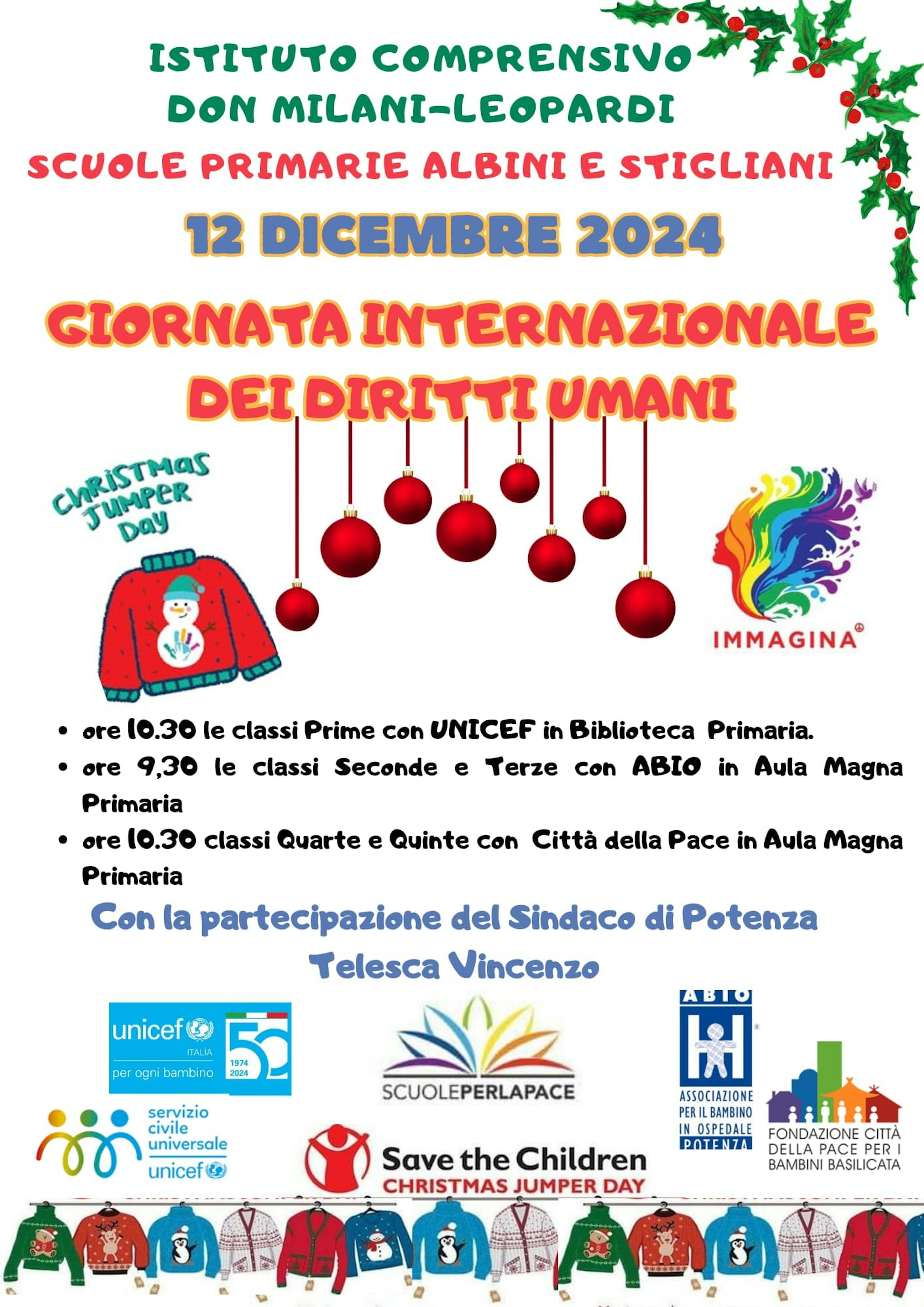 locandina Leopardi giornata dei diritti