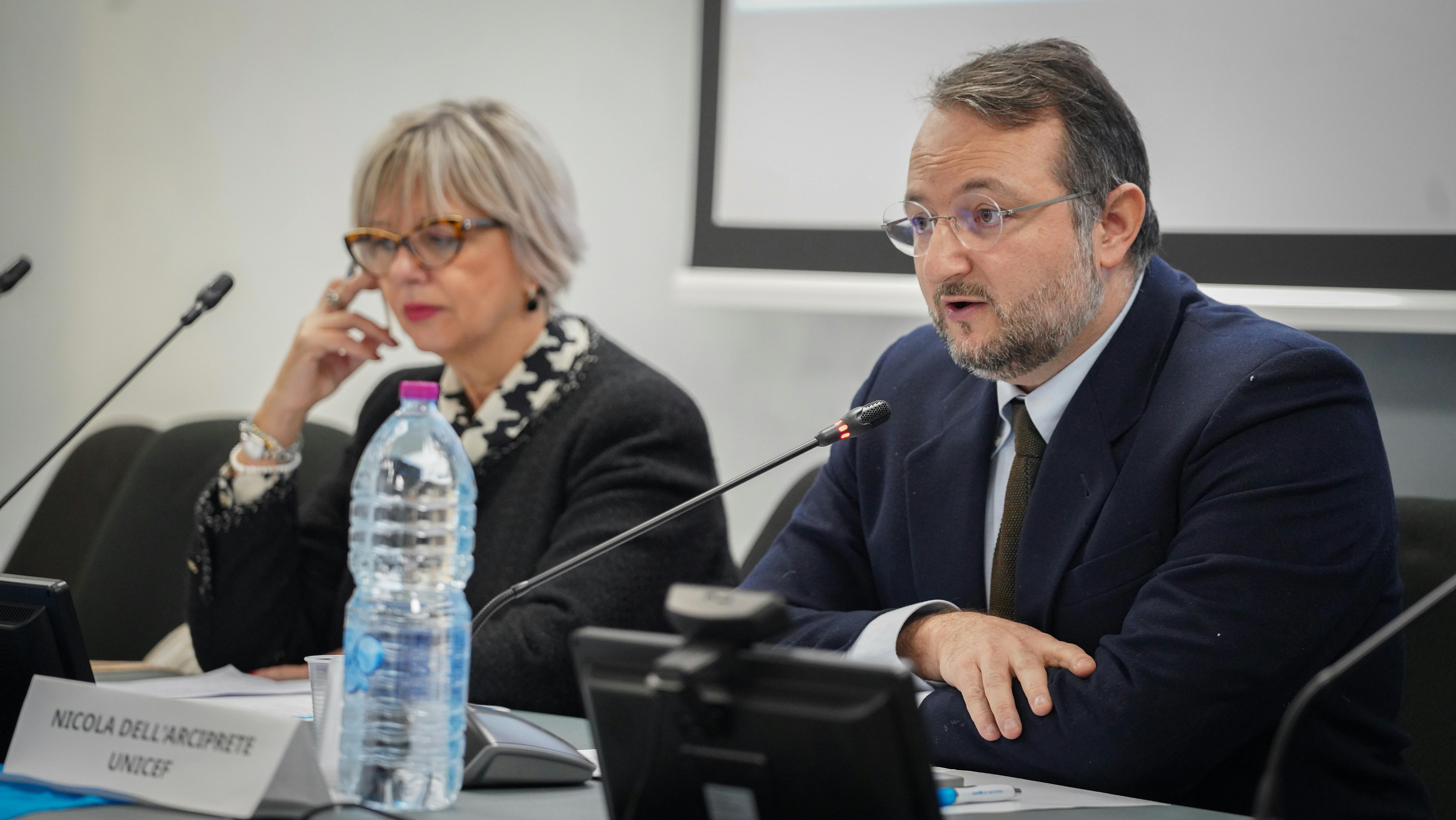 Nicola dell’Arciprete, Coordinatore  in Italia dell’Ufficio UNICEF per l’Europa e l’Asia centrale