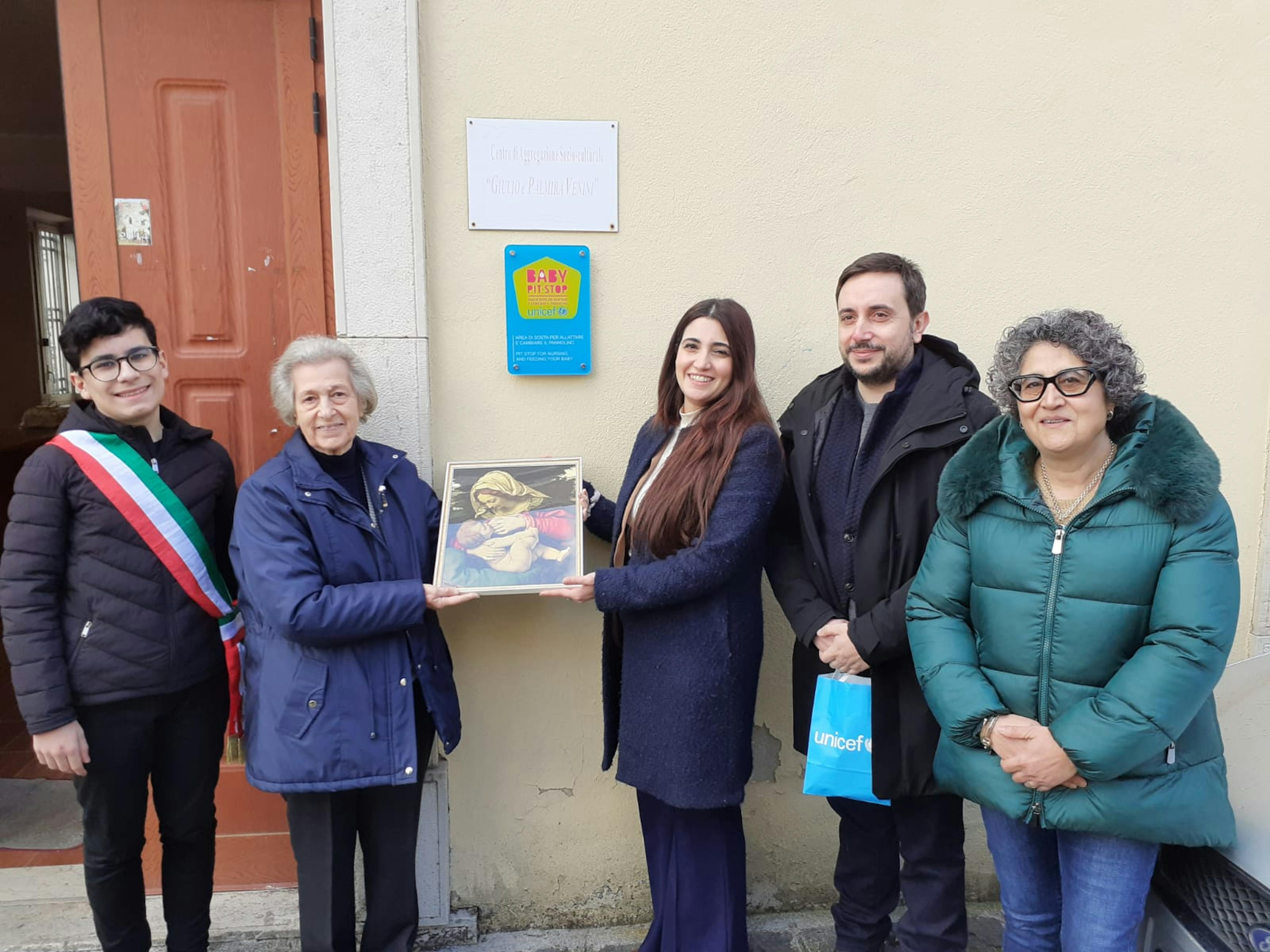 da sinistra, Roberto Cambria, Angela Faranda, Elvira Torre, Franca Rao, Santo Buglisi