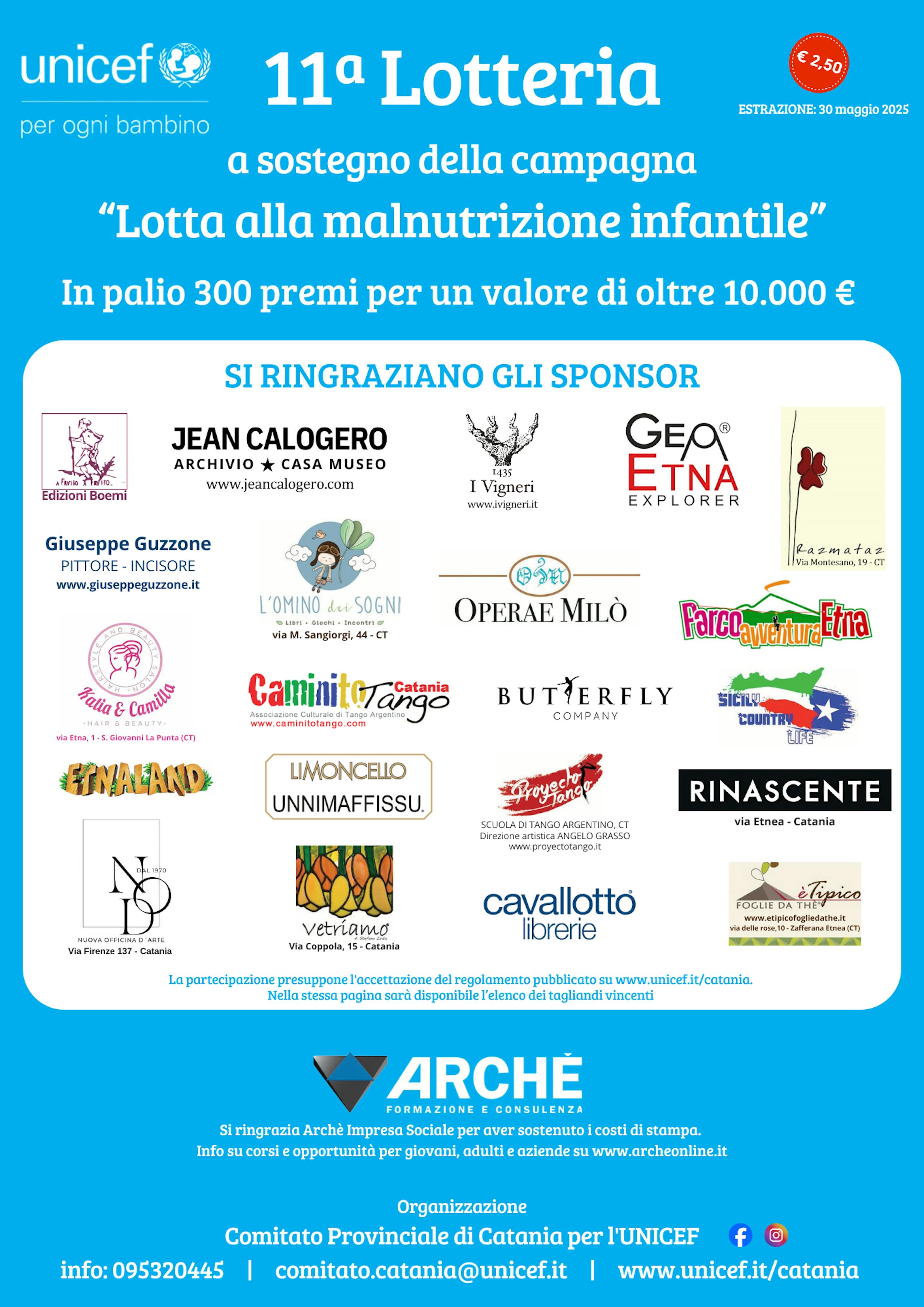 Locandina della lotteria