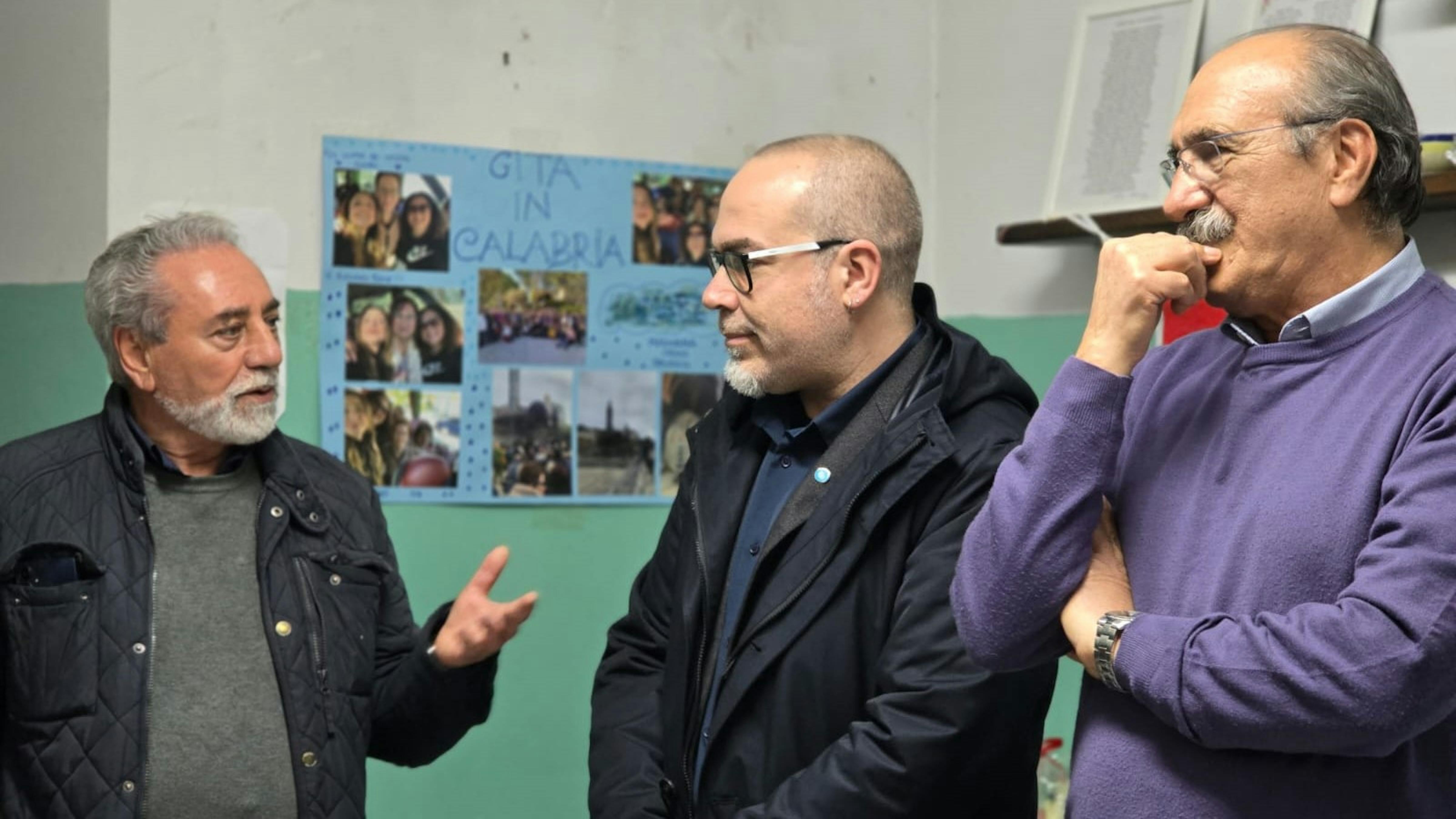 L'ass.ai Servizi Sociali, il presidente del comitato provinciale ed il  referente del comitato provinciale dell'area delle Aci