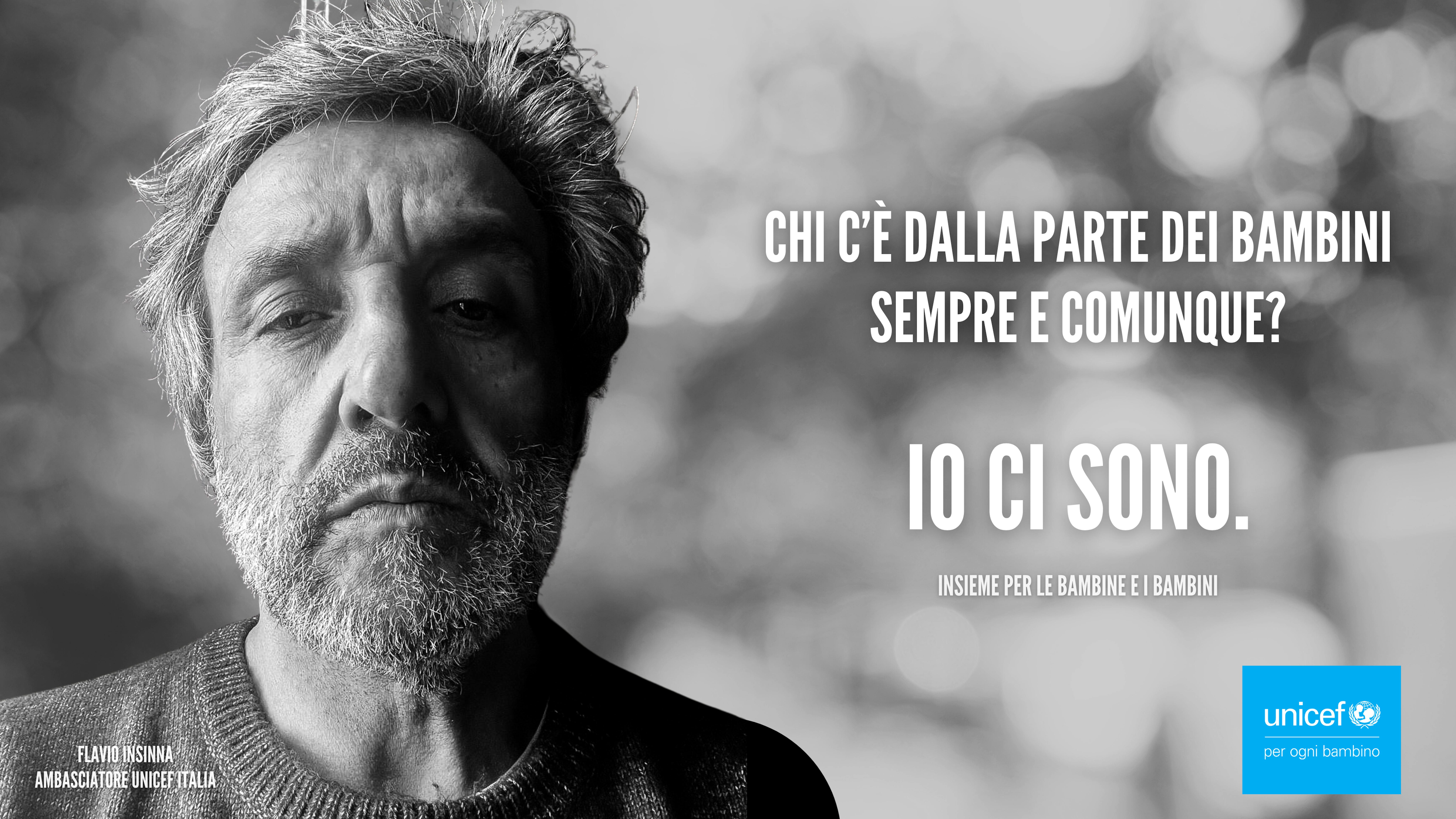 Flavio Insinna per la campagna "Io Ci Sono"