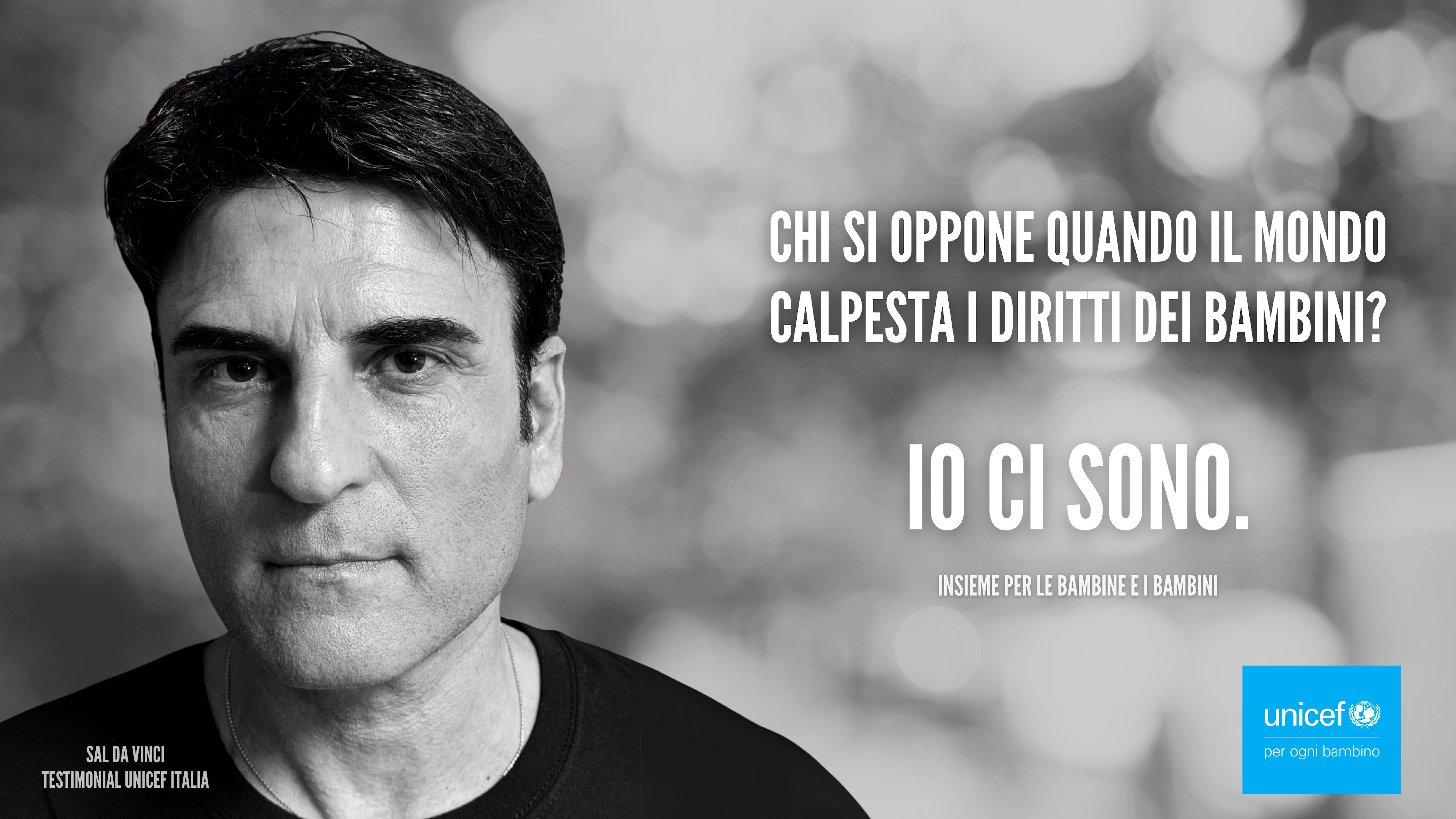 Sal Da Vinci per la campagna "Io Ci Sono"