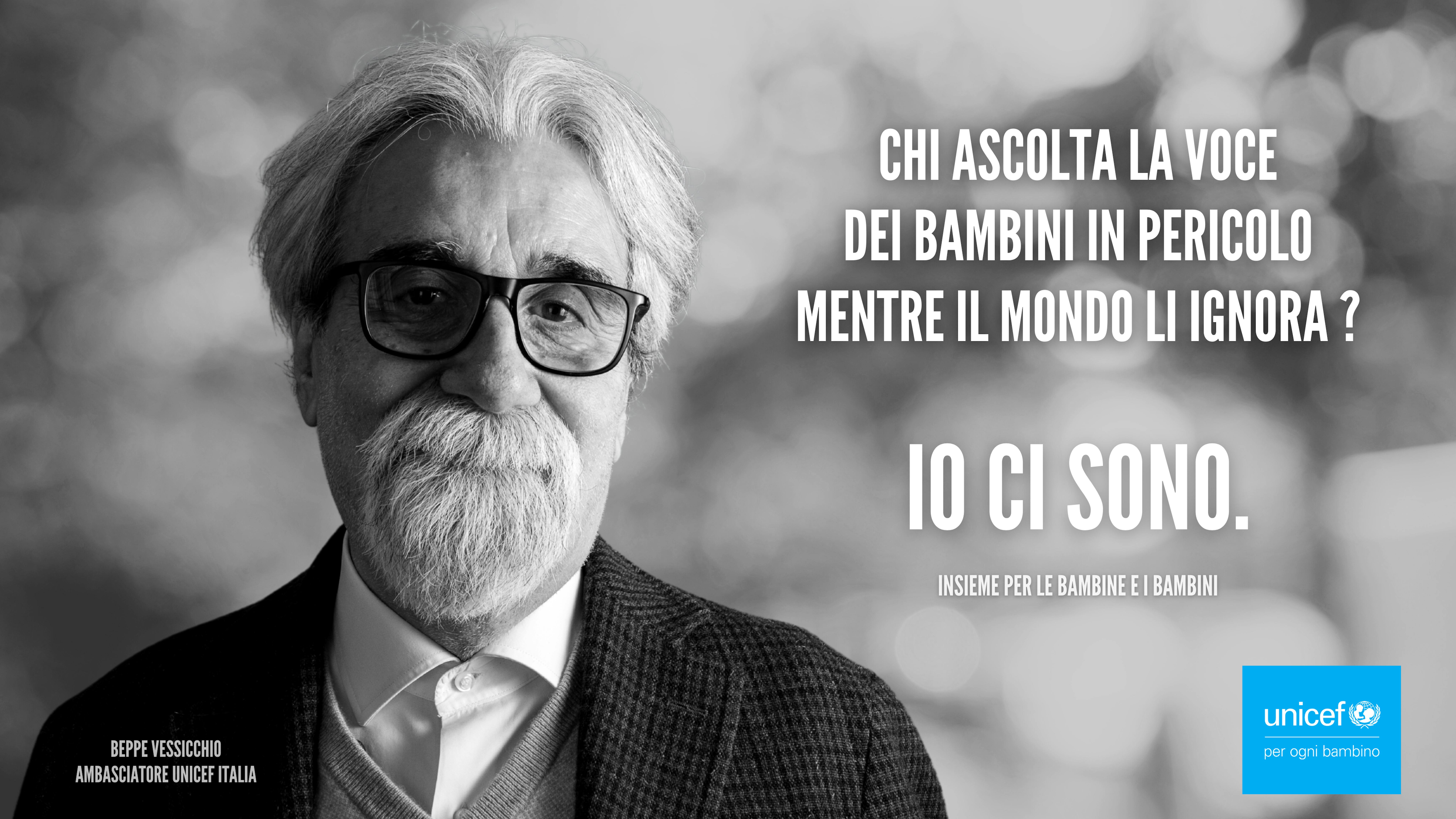 Beppe Vessicchio per la campagna "Io Ci Sono"