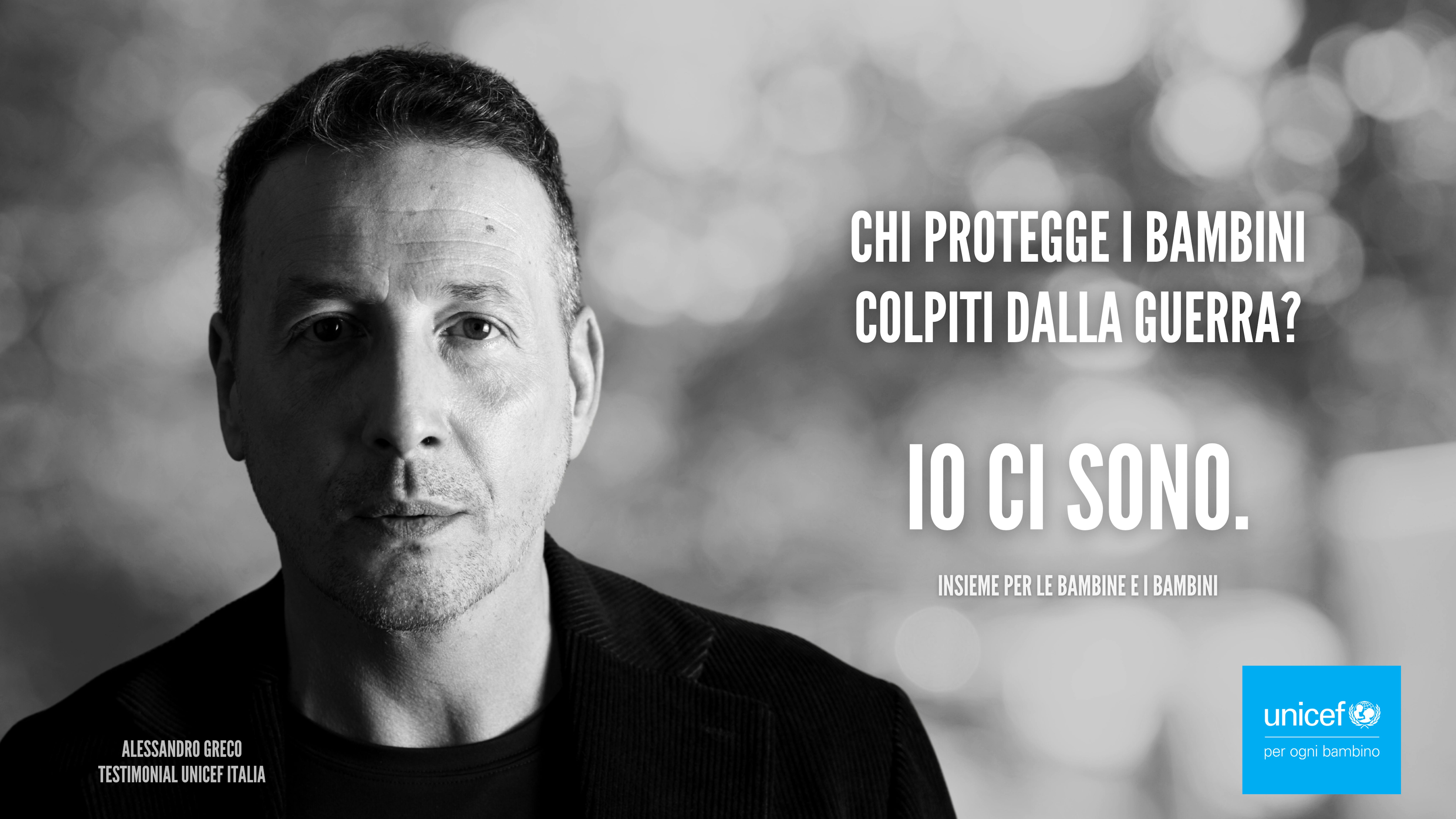 Alessandro Greco per la campagna "Io Ci Sono"