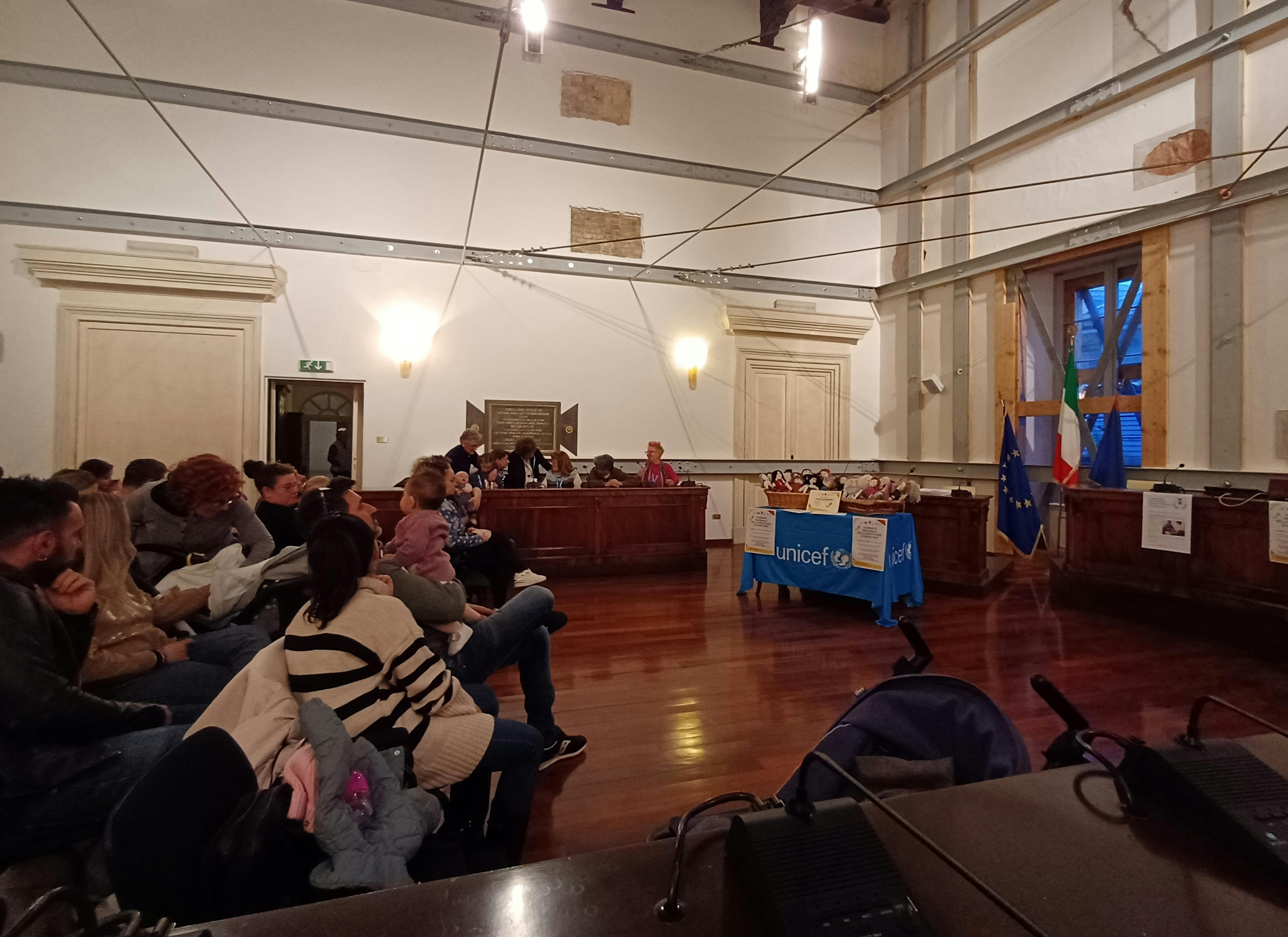 Sala Consiliare del comune di Offida