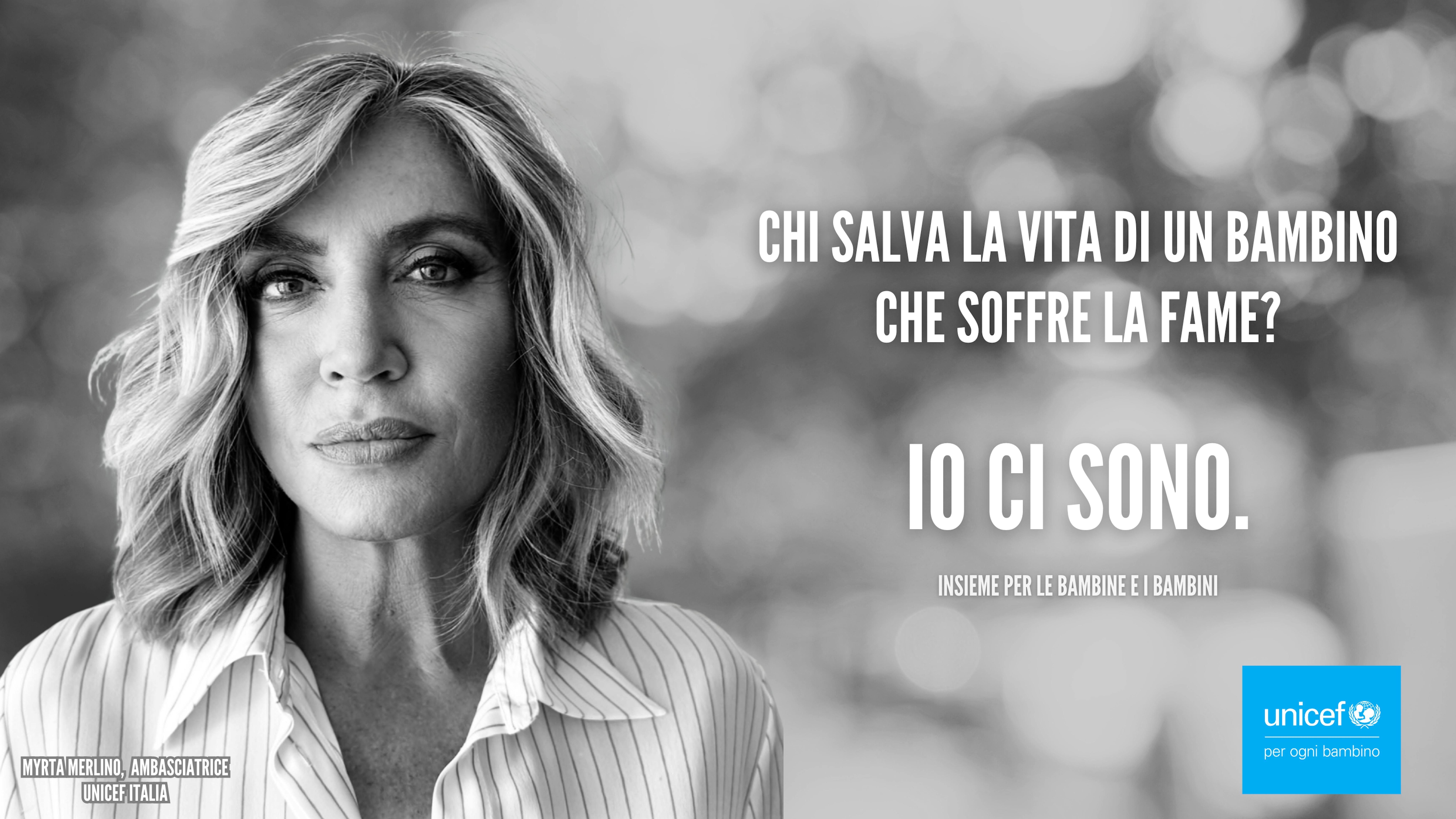 Myrta Merlino per la campagna "Io ci sono"