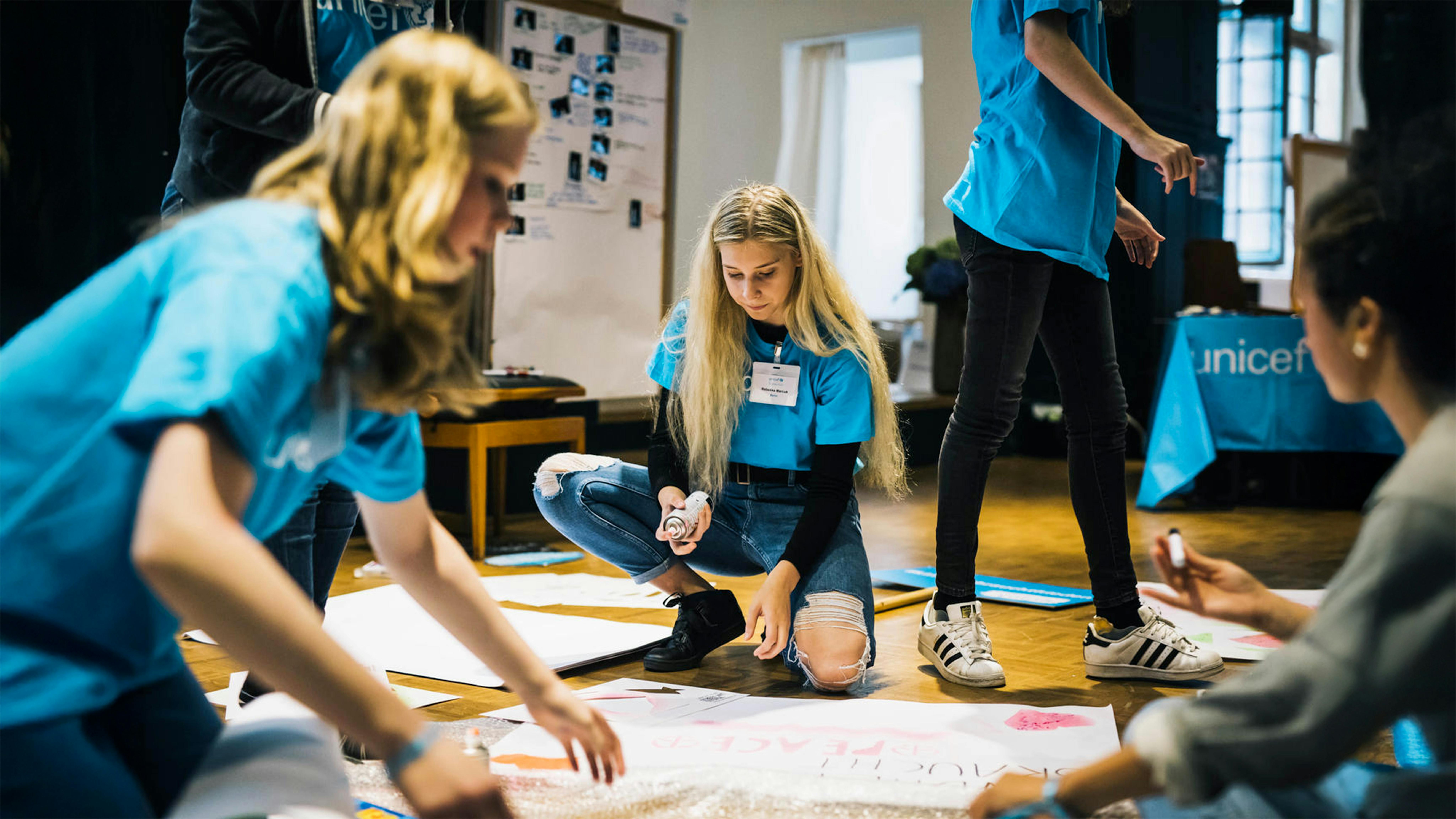 Immagini dall'incontro regionale dei giovani dell'UNICEF a Berlino