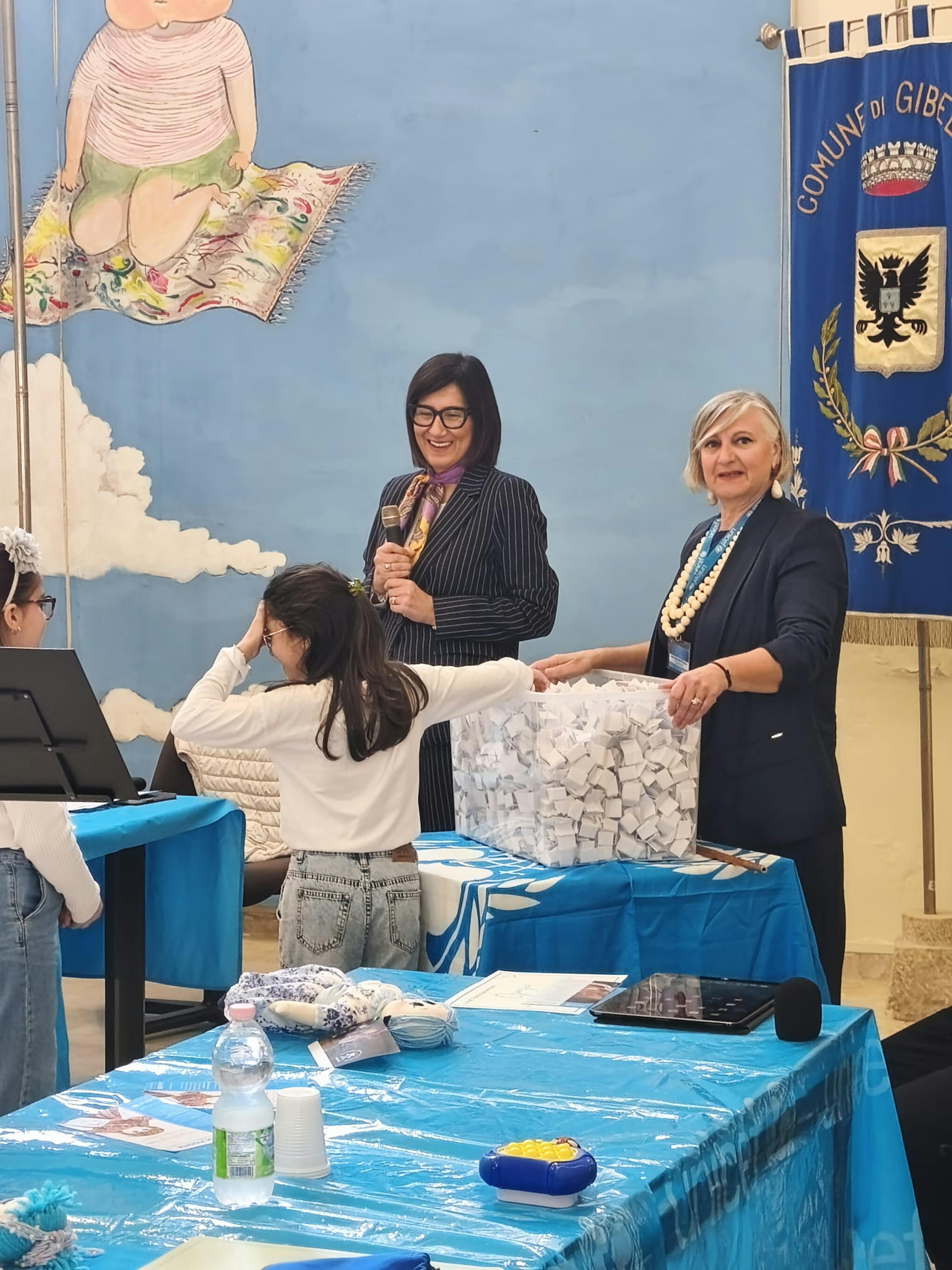 Un momento dell'estrazione