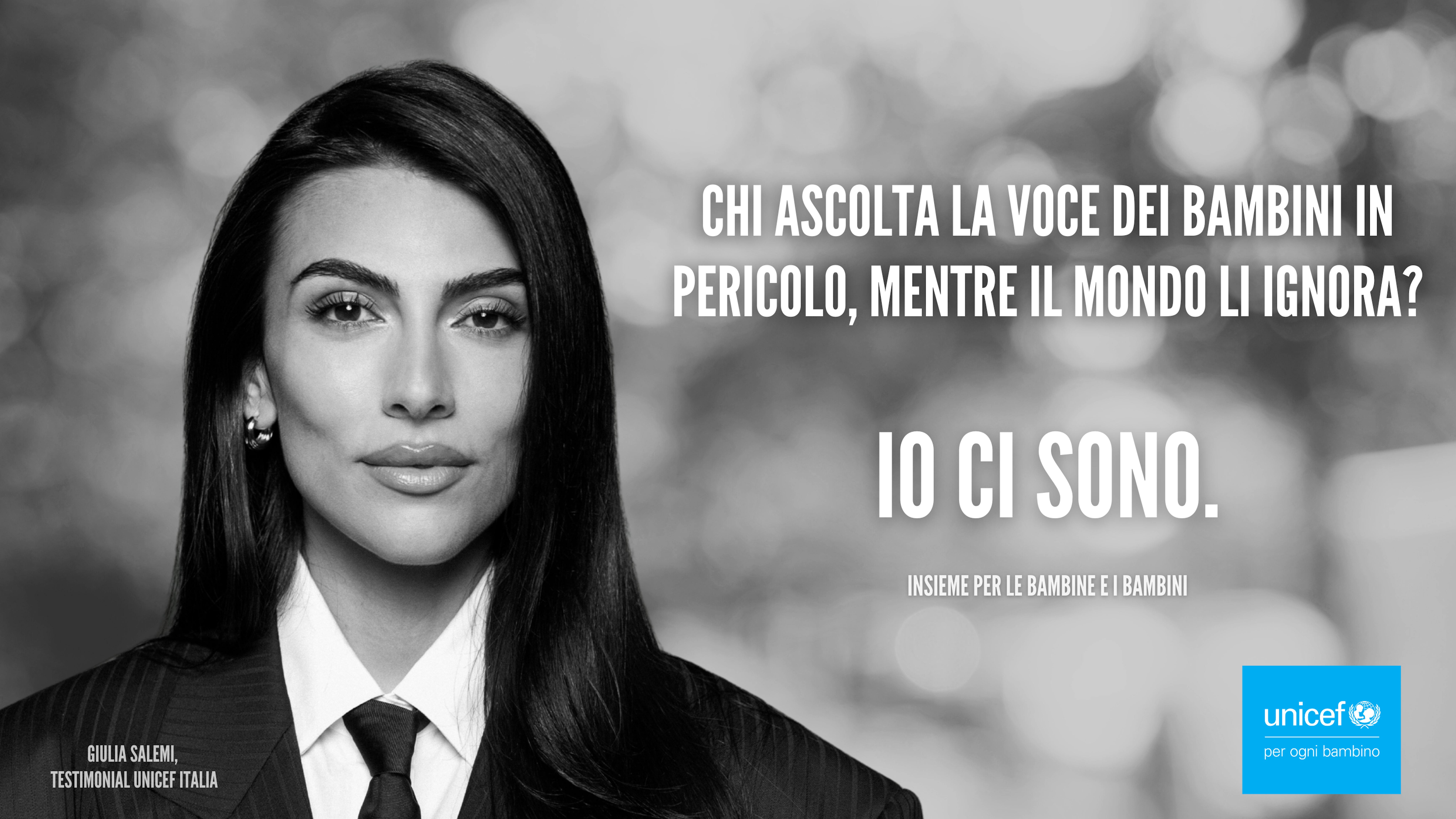 Giulia Salemi - Testimonial UNICEF per la Campagna Io Ci Sono