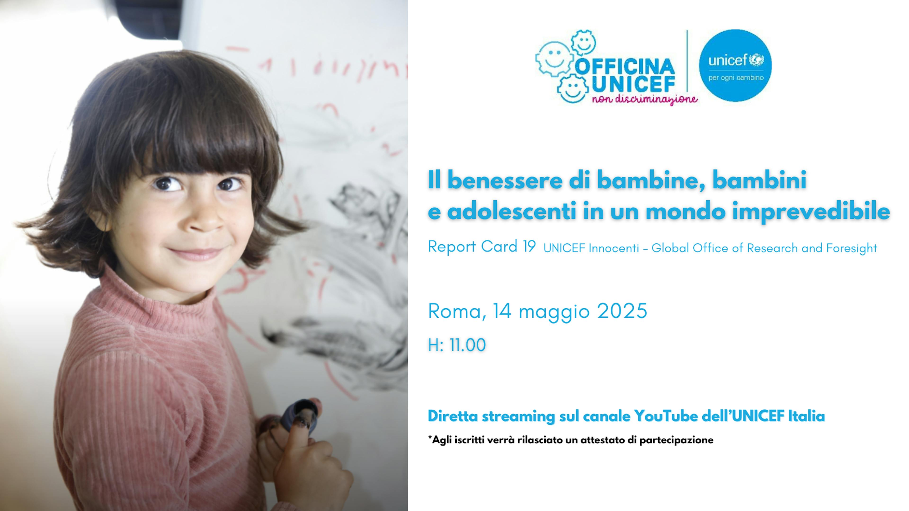 Il benessere di bambine, bambini e adolescenti. Officina Report Card 19
