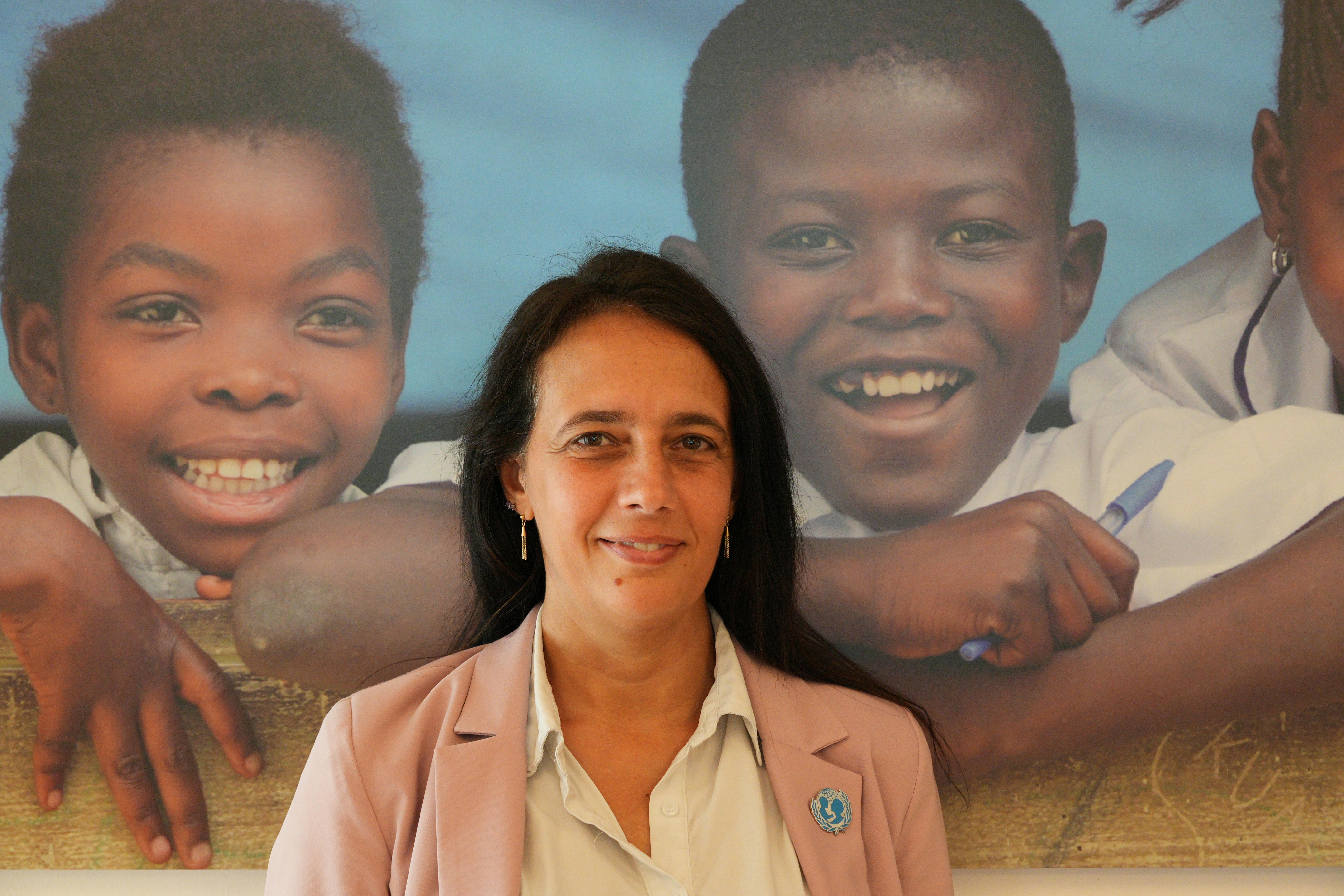 Manuela Bovolenta, consigliera dell'UNICEF Italia