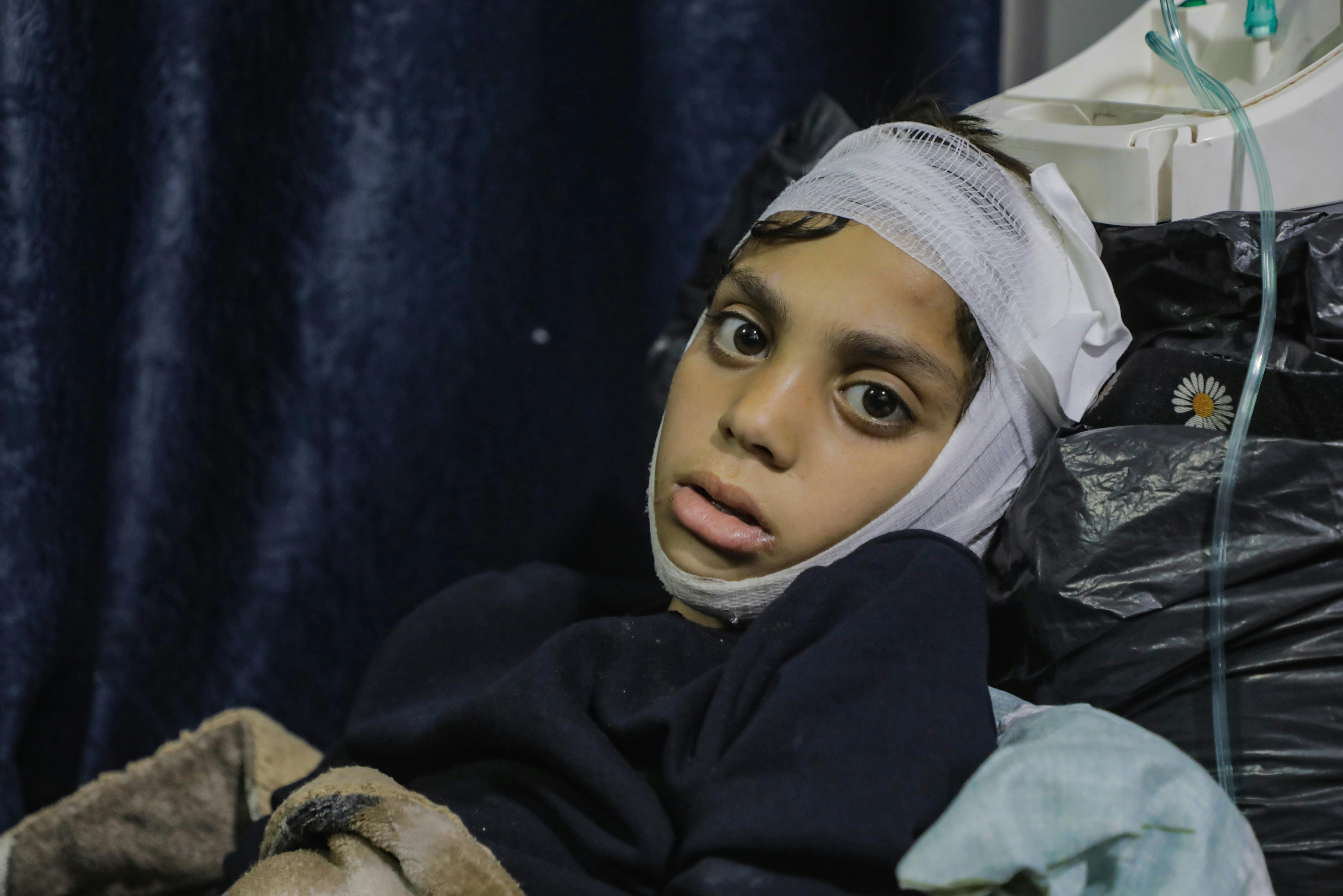 Città di Gaza - Quartiere di Al Zaytoun - Ibrahim, 10 anni.