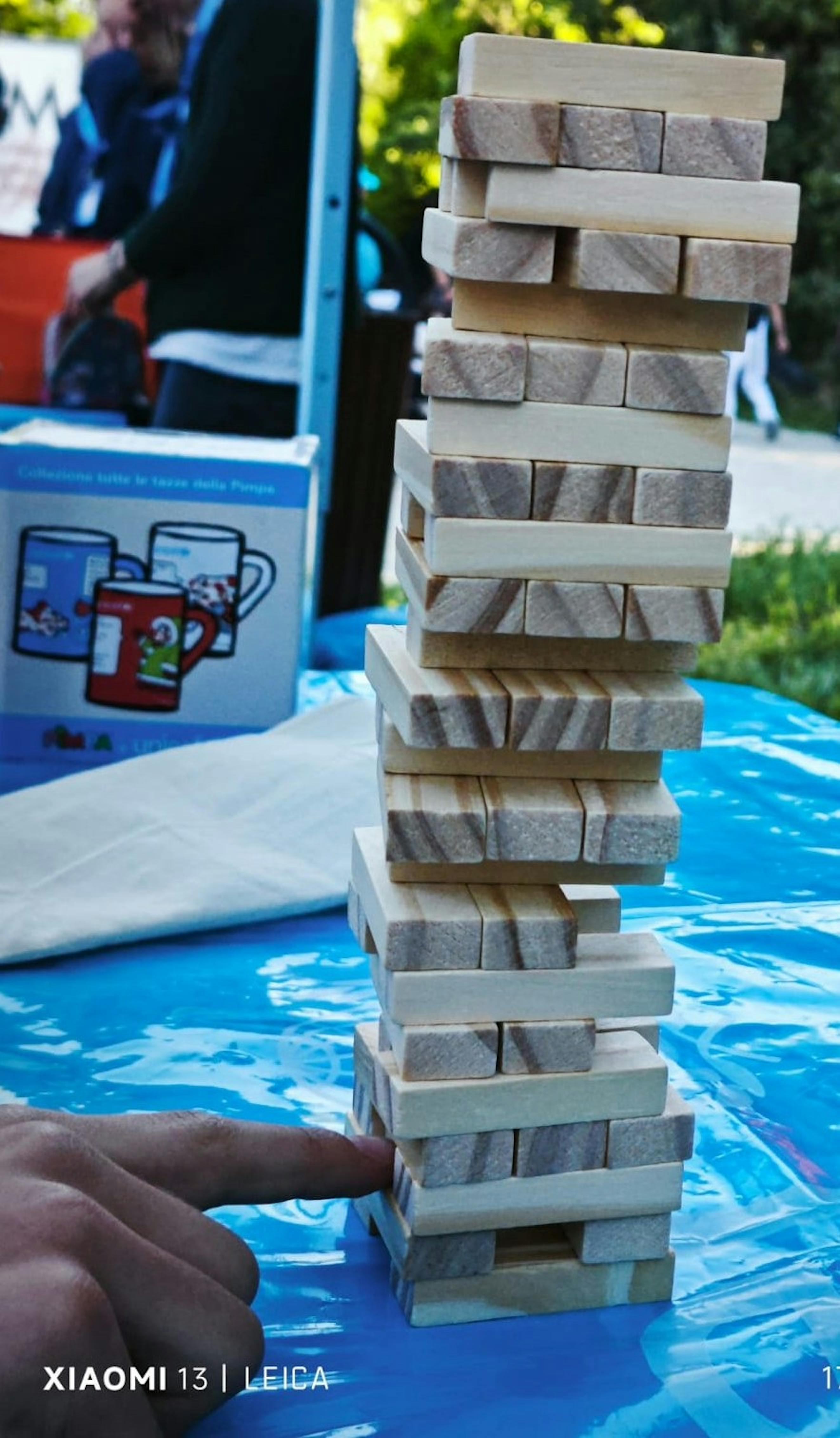 Gioco della torre in legno