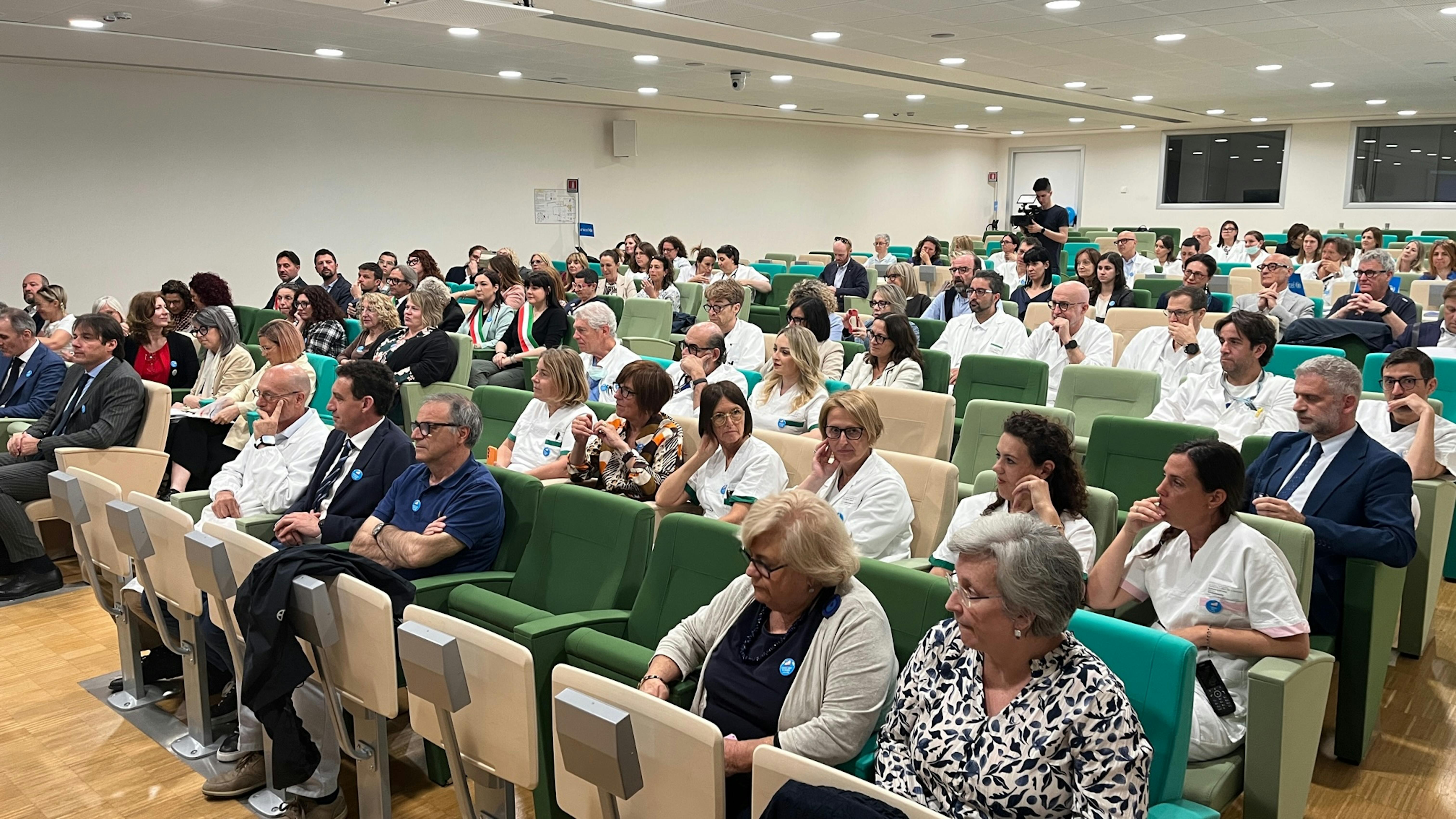 Un momento della cerimonia di Riconoscimento a “Ospedali Amici delle Bambine e dei Bambini” degli ospedali San Bassiano e Alto Vicentino