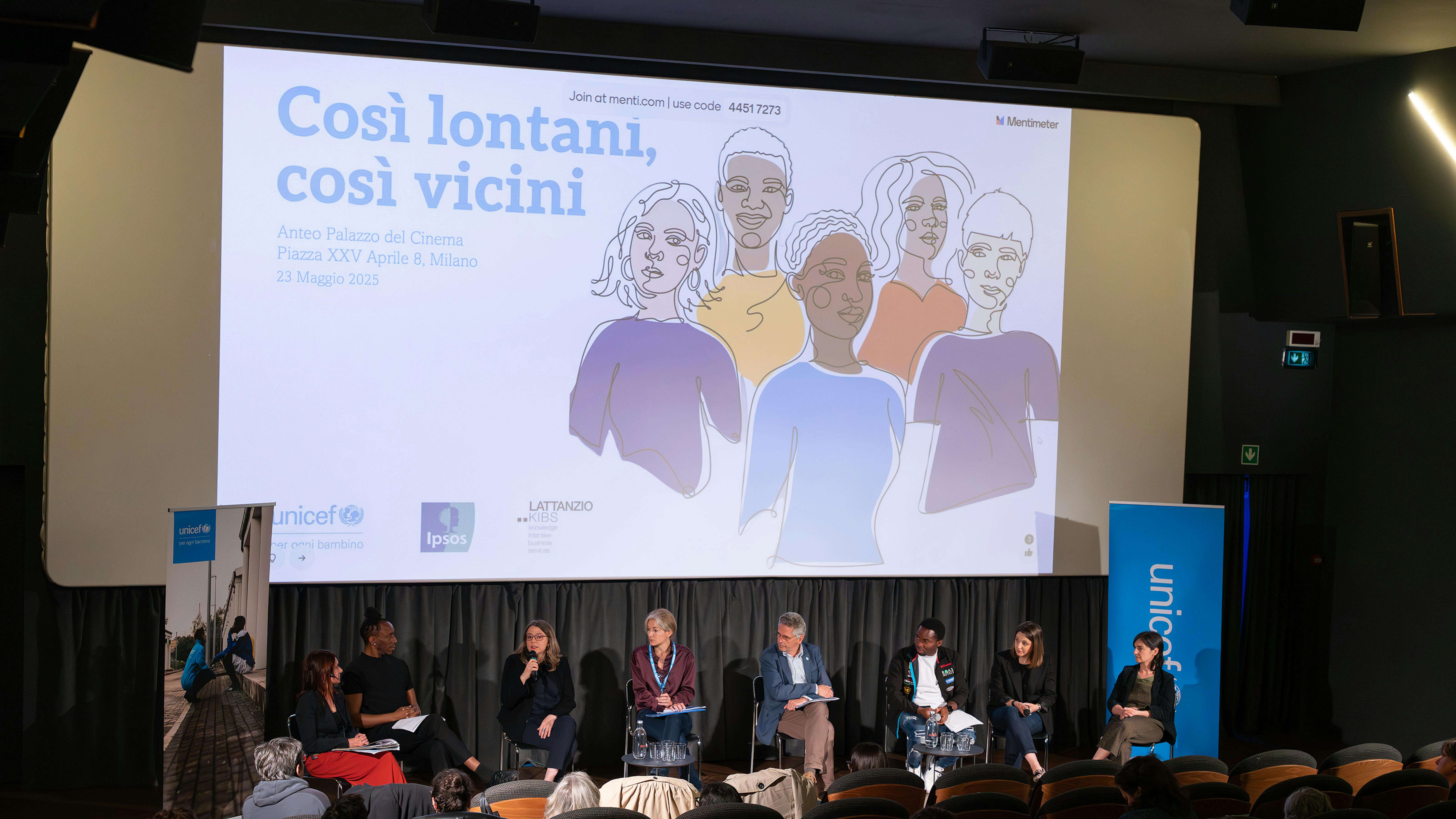 La presentazione dell'indagine Cosi Lontani Cosi Vicini alle scuole di Milano