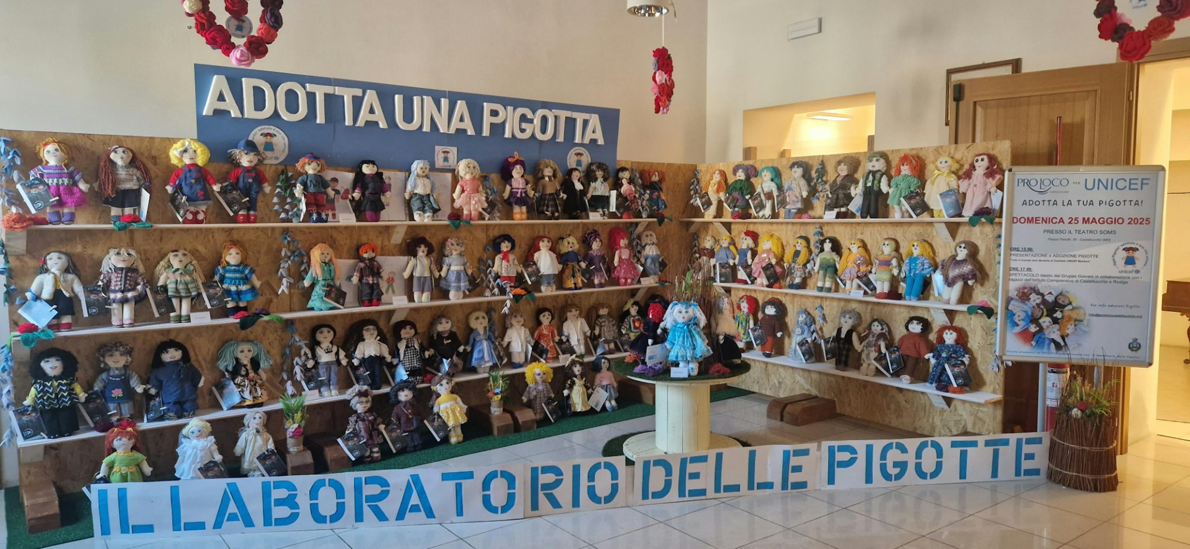 Esposizione Pigotte presso Castellucchio