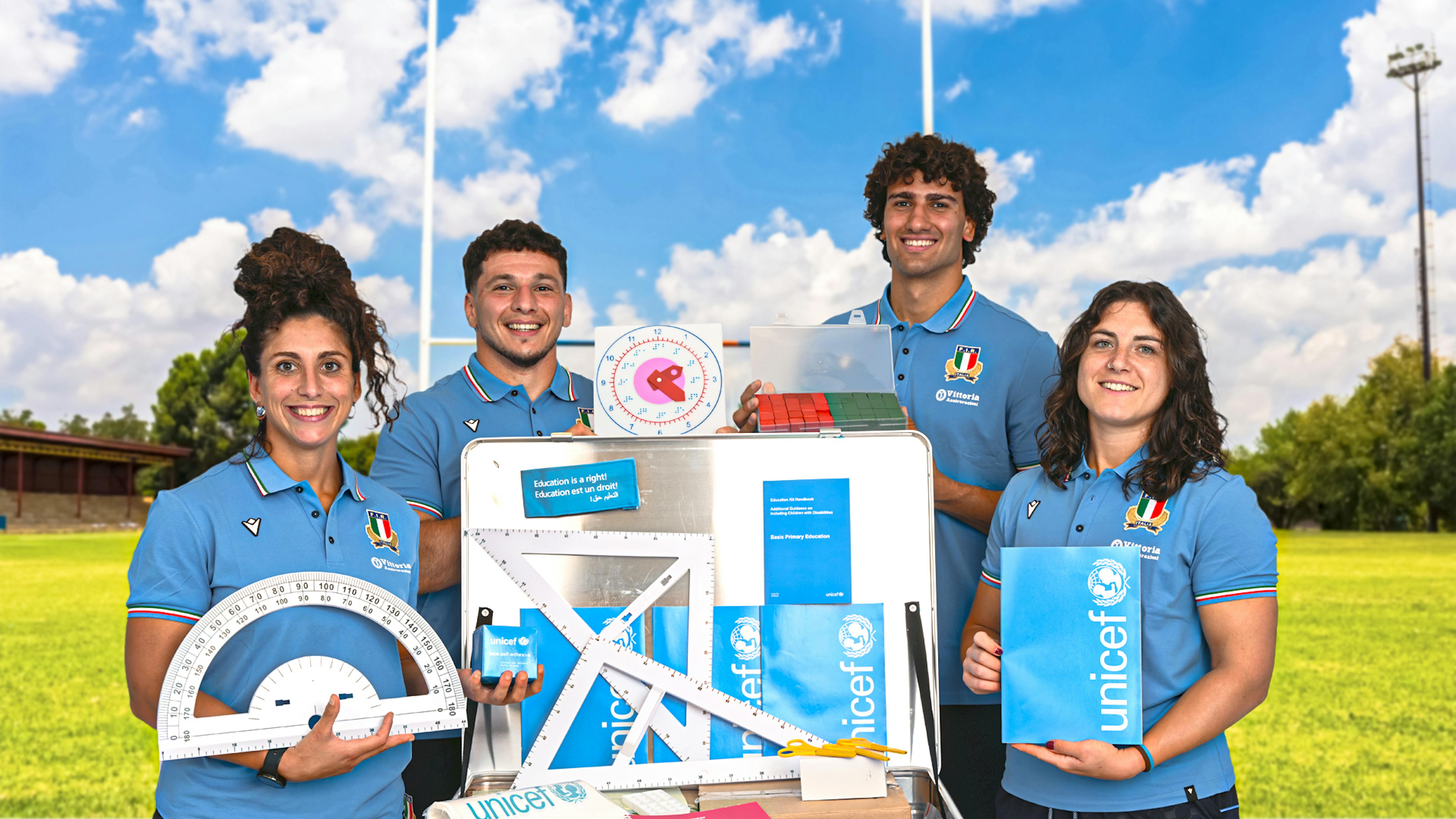 UNICEF e Federazione Italiana Rugby insieme nelle emergenze - ©archivio FIR