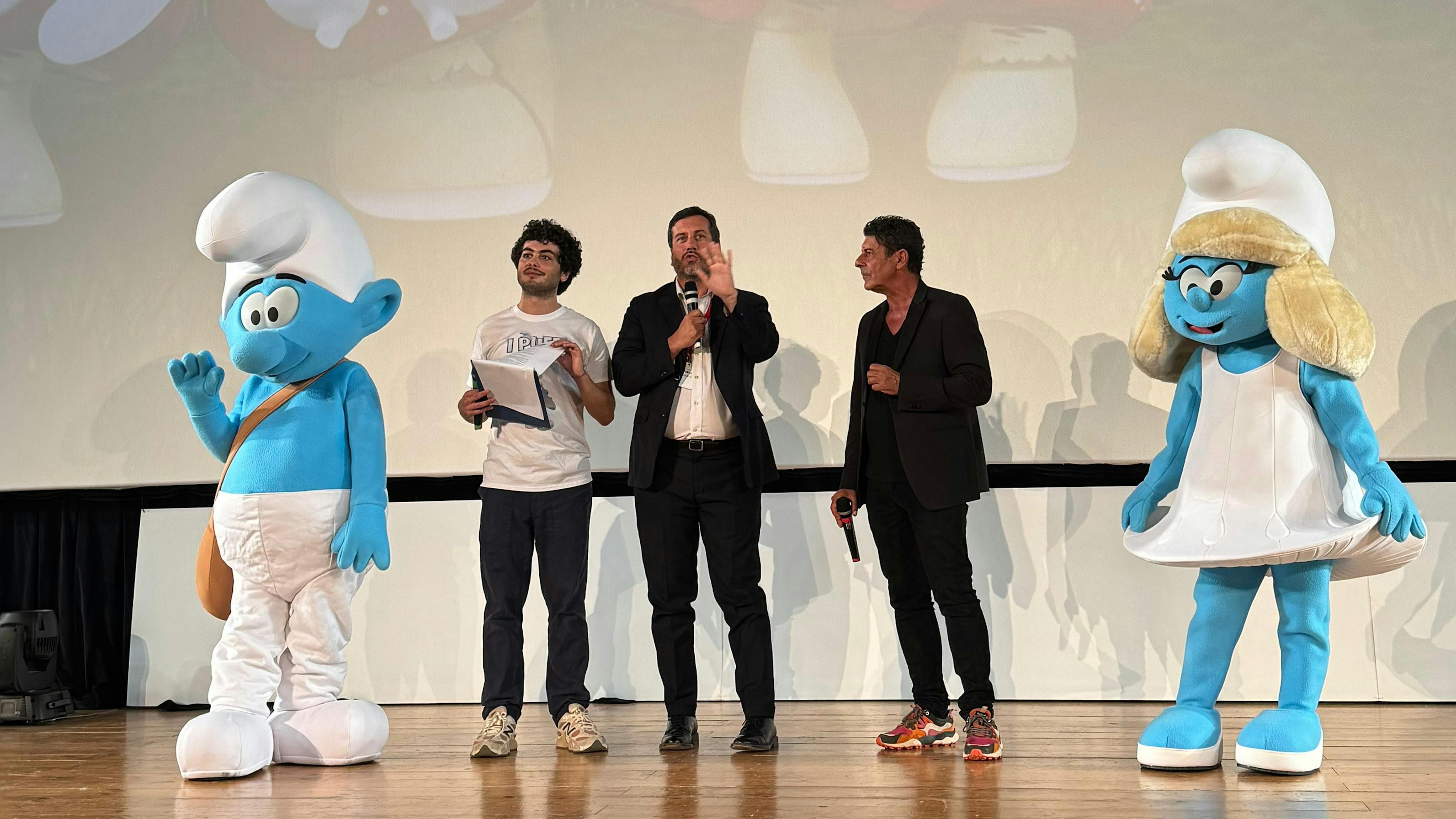 Al centro, il portavoce dell'UNICEF Italia Andrea Iacomini e Luca Laurenti
