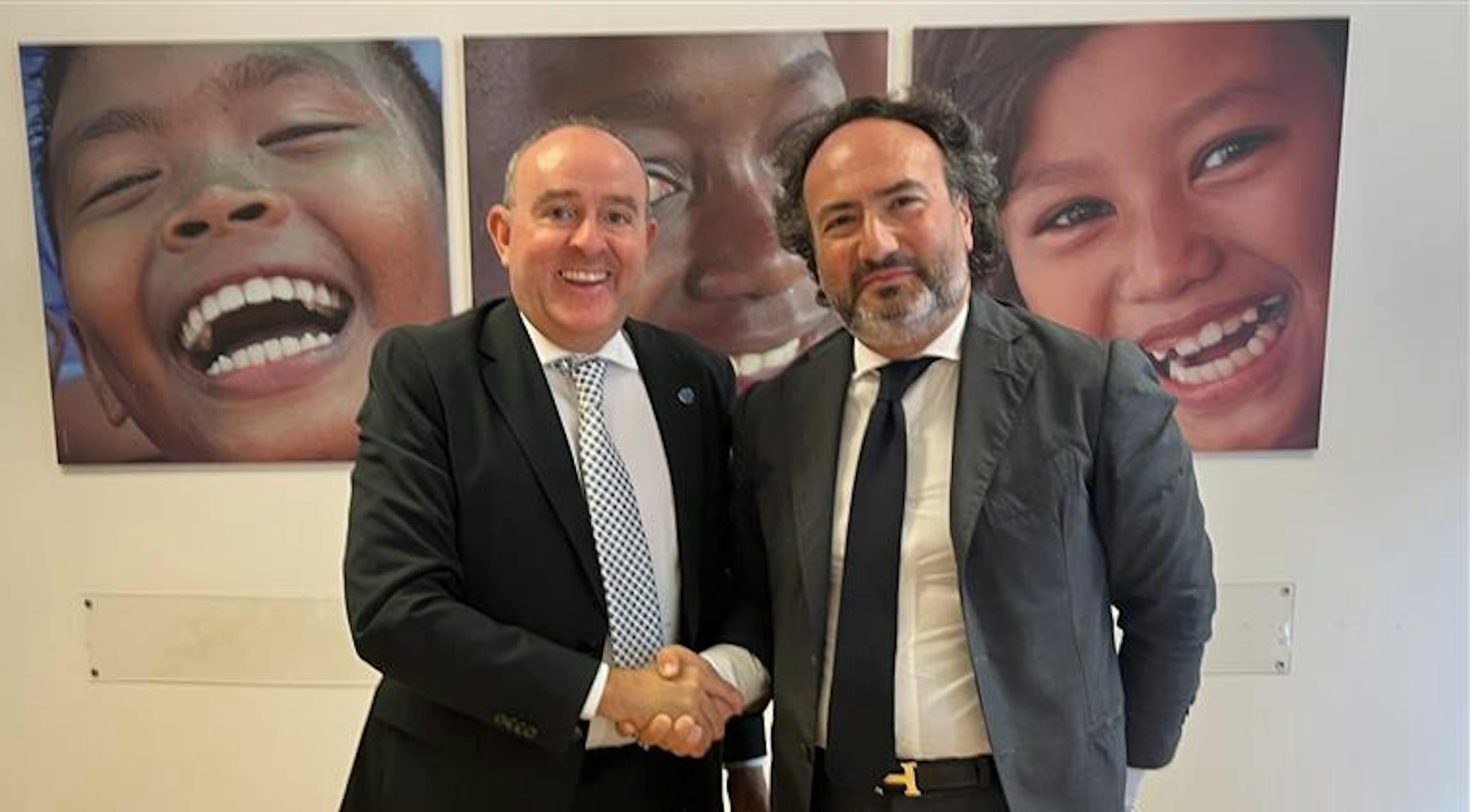 Nicola Graziano Presidente dell’UNICEF Italia e Gaetano Frulli  Presidente della Nuova Fiera del Levante Srl.
