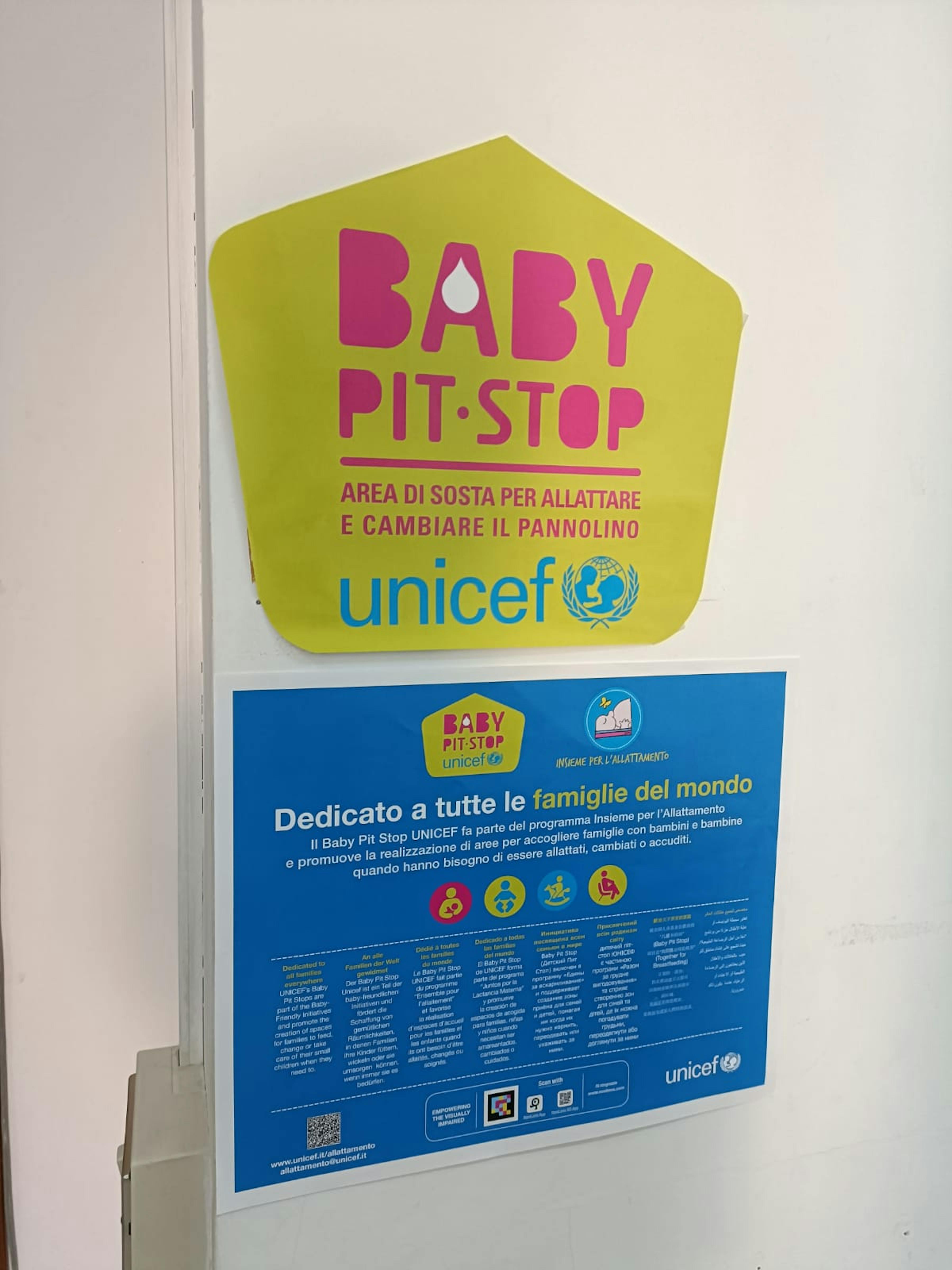 Baby Pit Stop nell' Infopoint