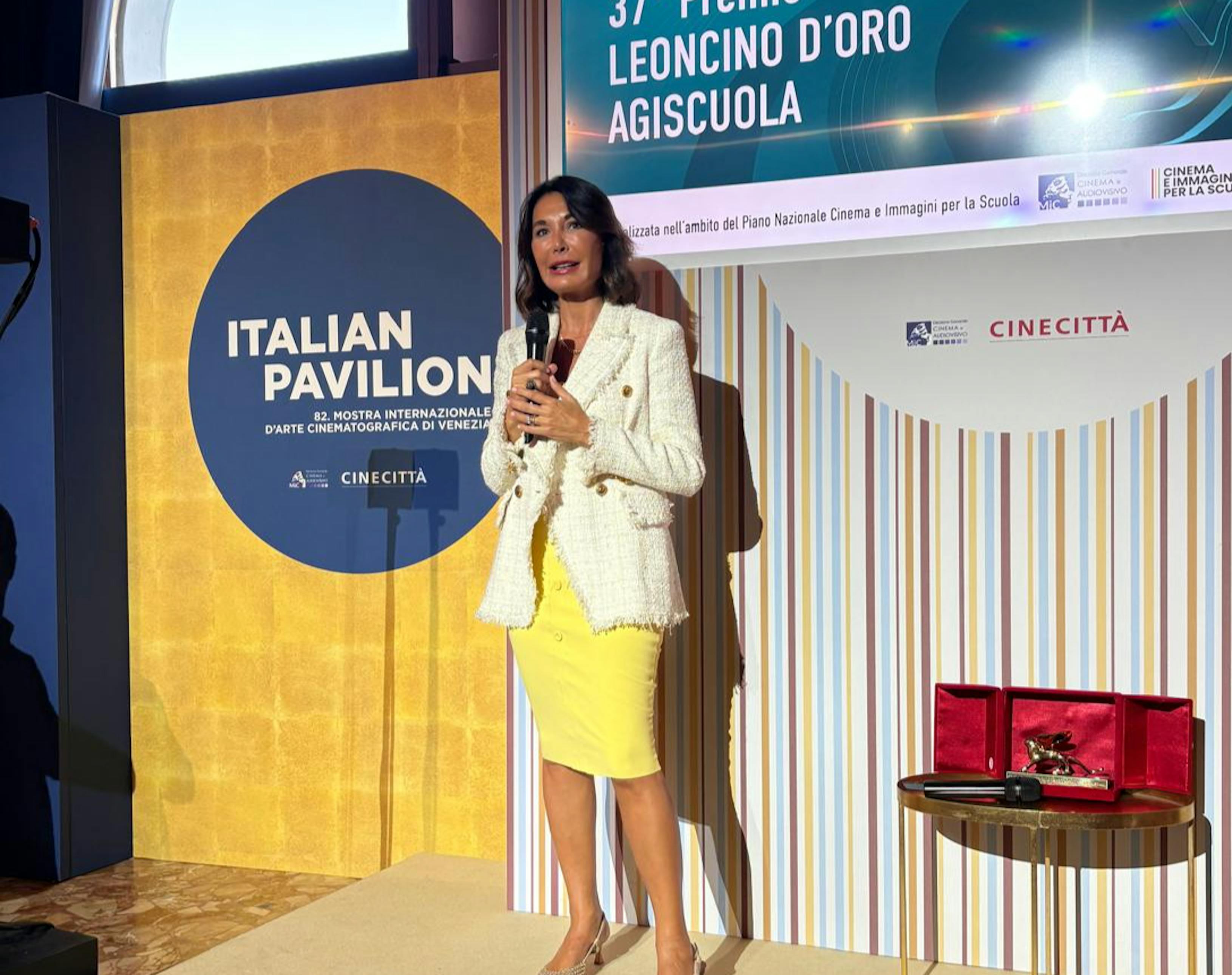 La Vicepresidente dell'UNICEF Italia, Stefania Radoccia