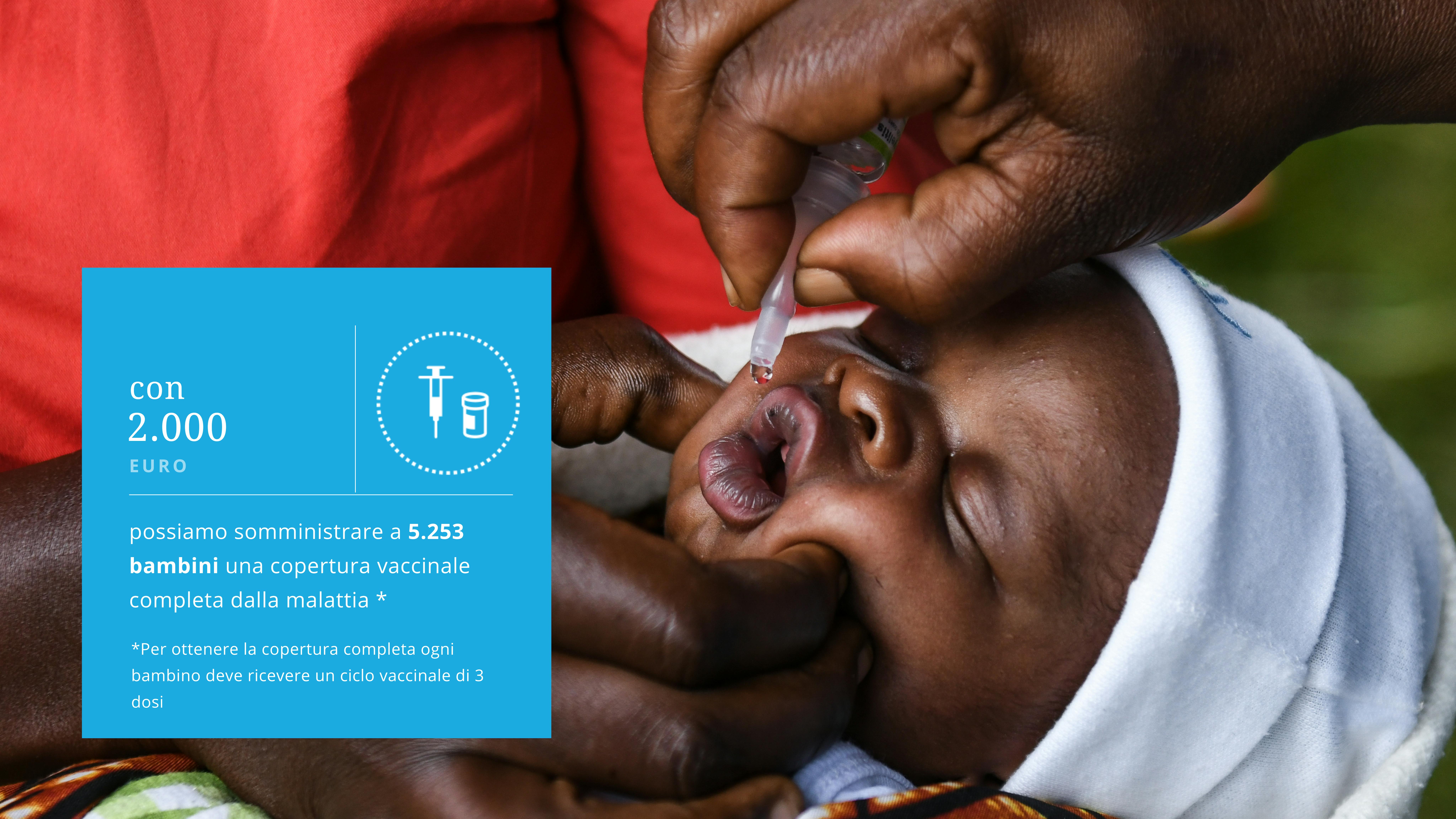Fiona, 1 anno, vive a Nyamithuthu in Malawi, uno dei paesi più poveri del mondo in cui milioni di bambini posso morire per malattie facilmente prevenibili con un vaccino