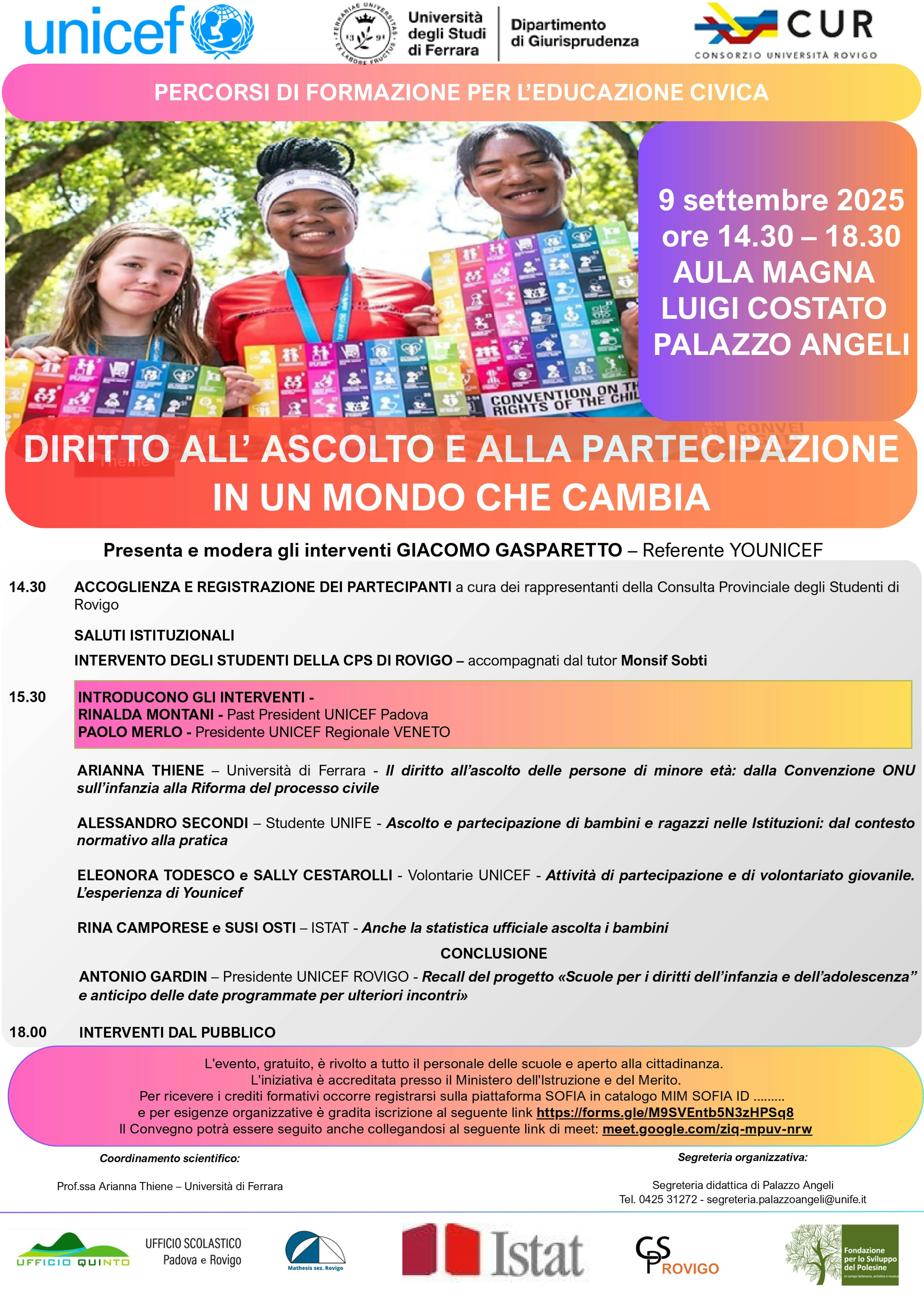 Diritto all'ascolto e alla partecipazione