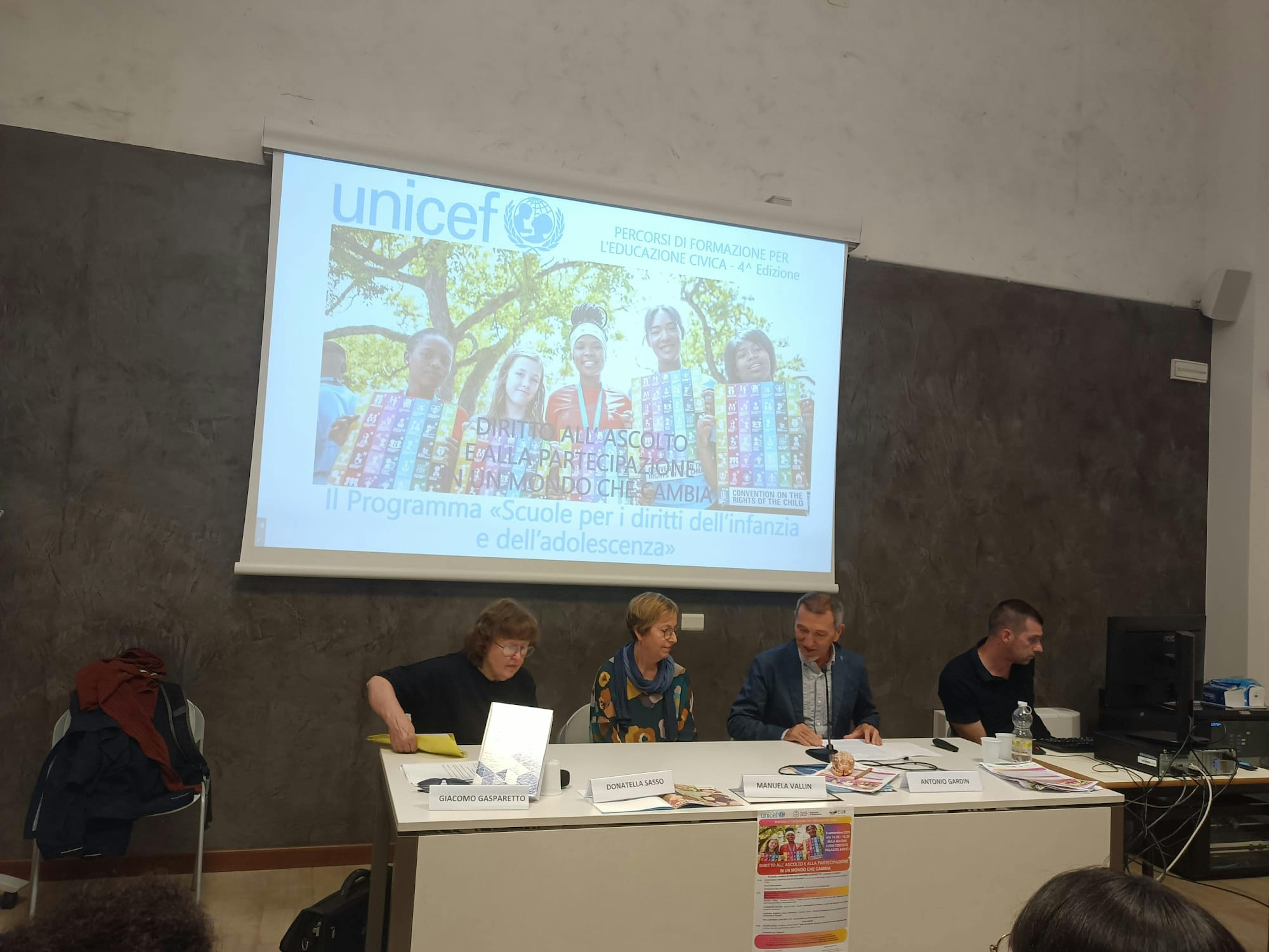 intervento UNICEF di Rovigo al convegno