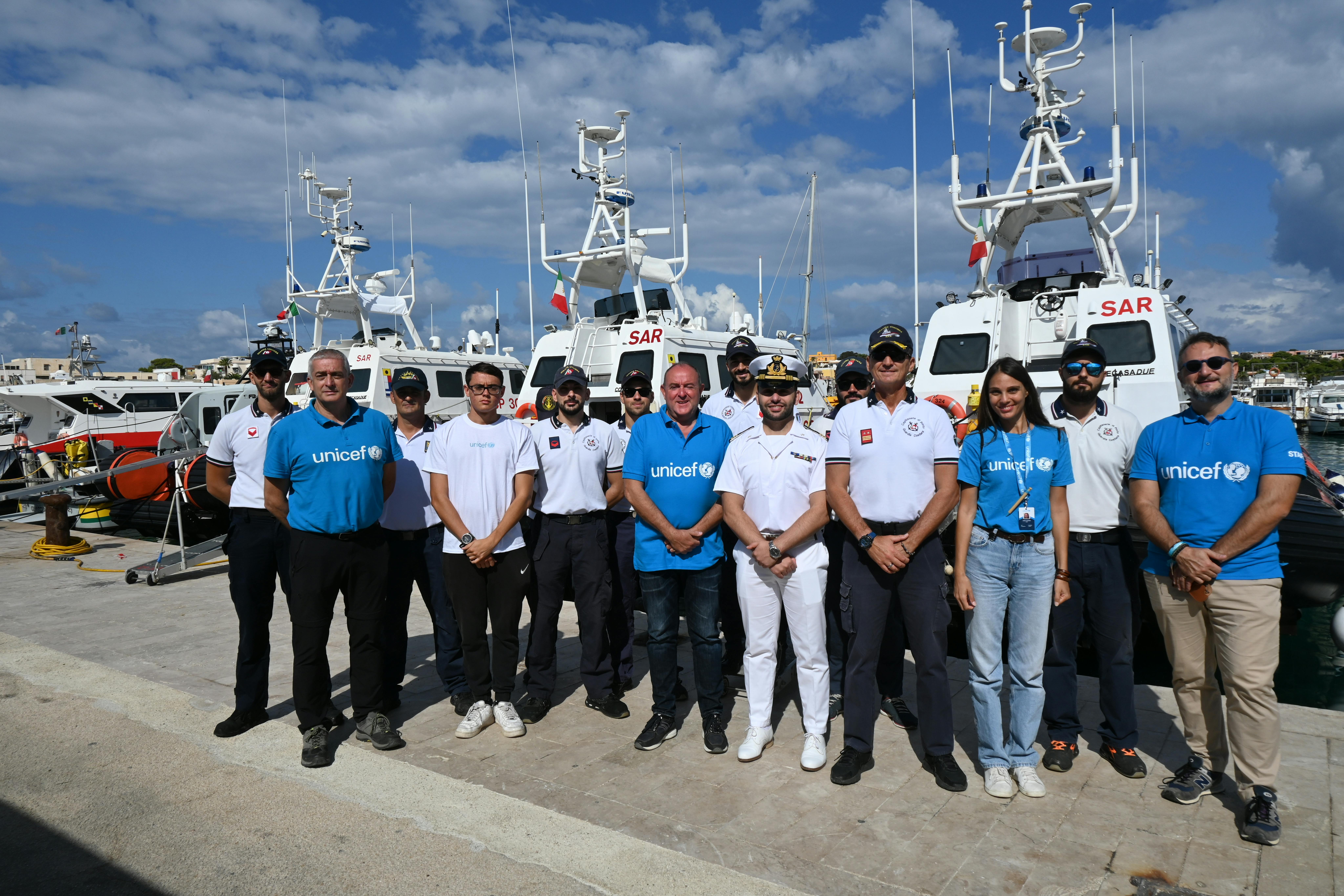 Foto dal porto di Lampedusa.