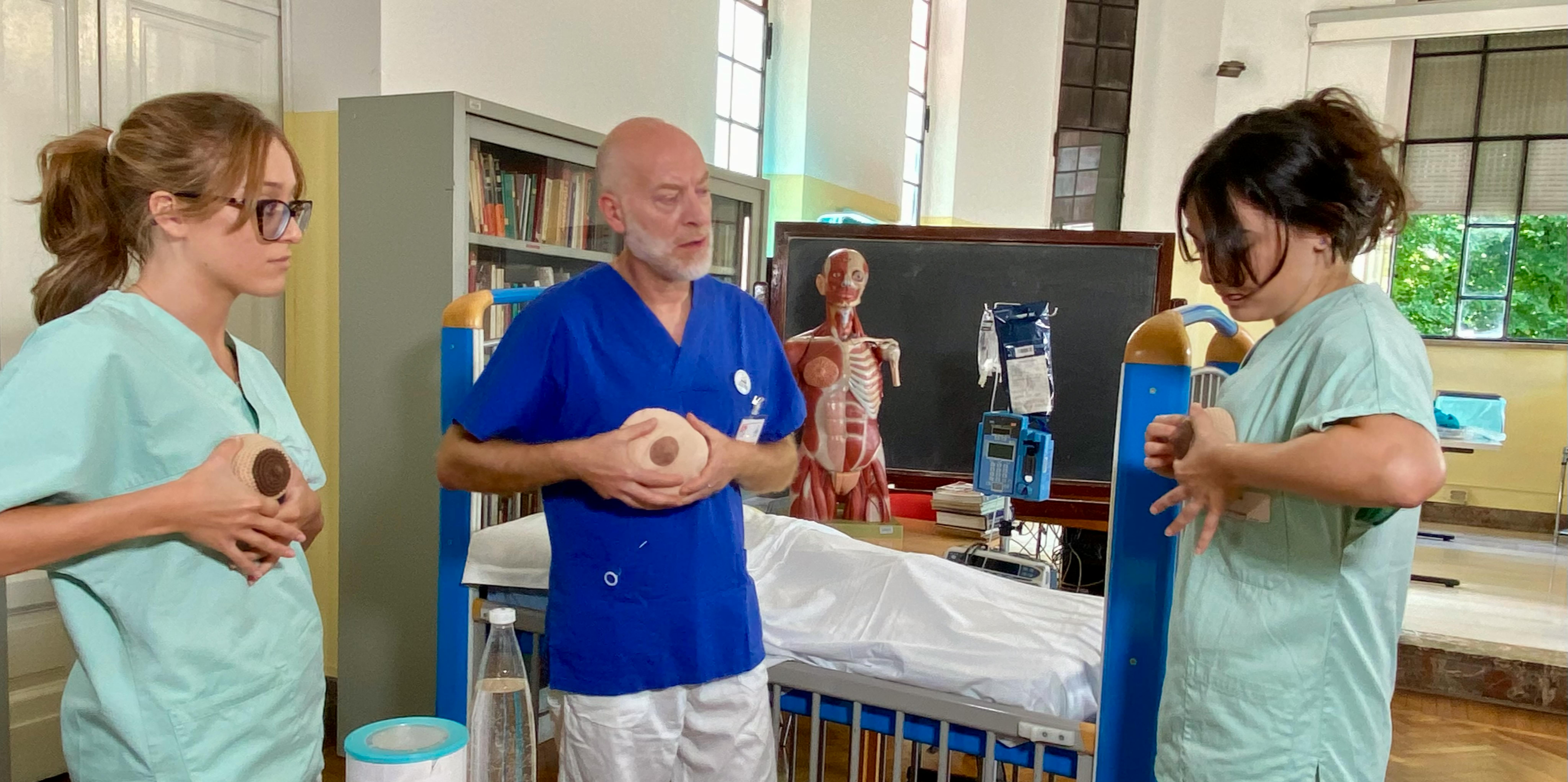 Un momento di formazione all'Università Milano Bicocca per il Corso Amici dell'Allattamento