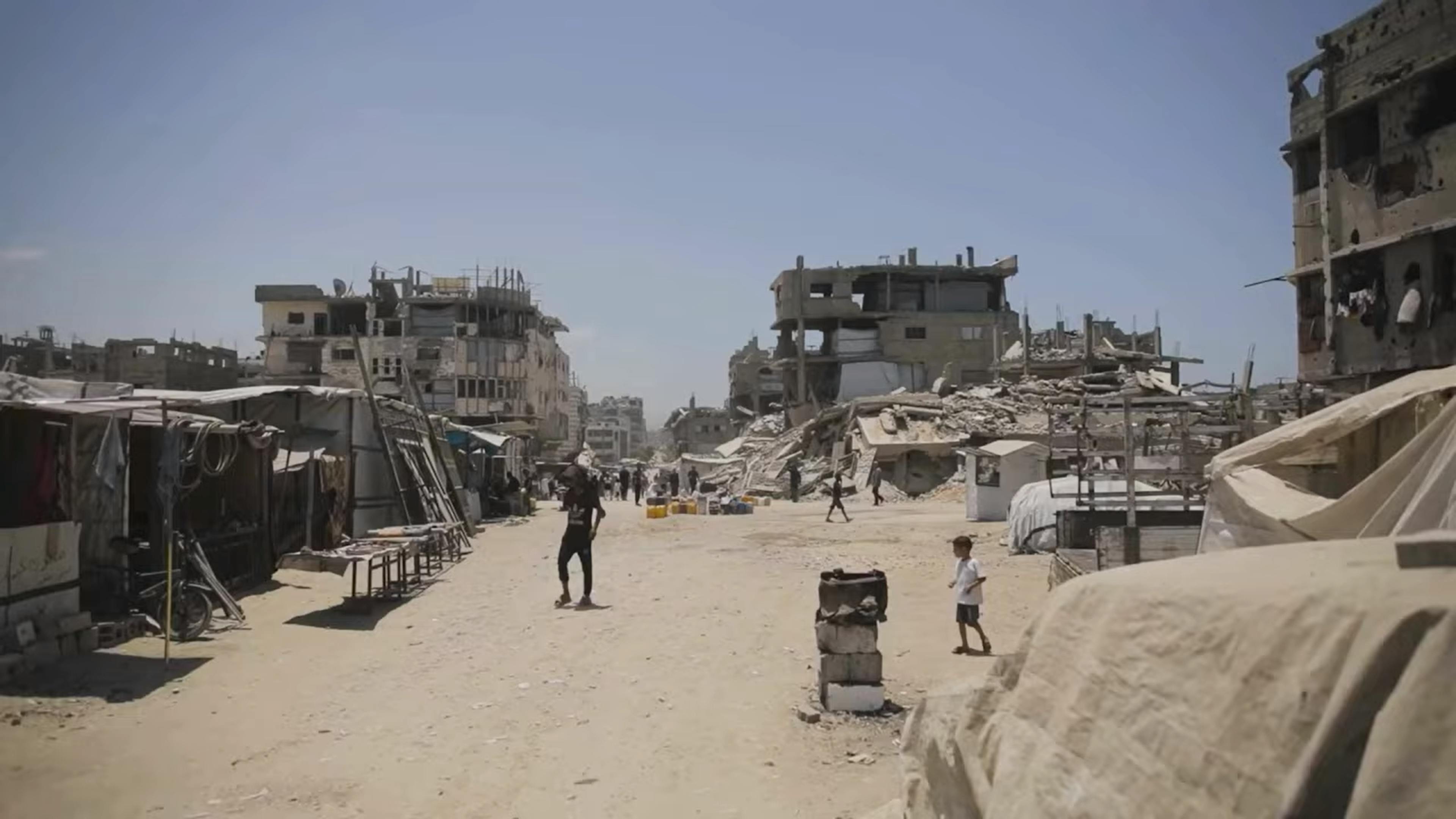 screenshot video gaza sul cessate il fuoco ott 25