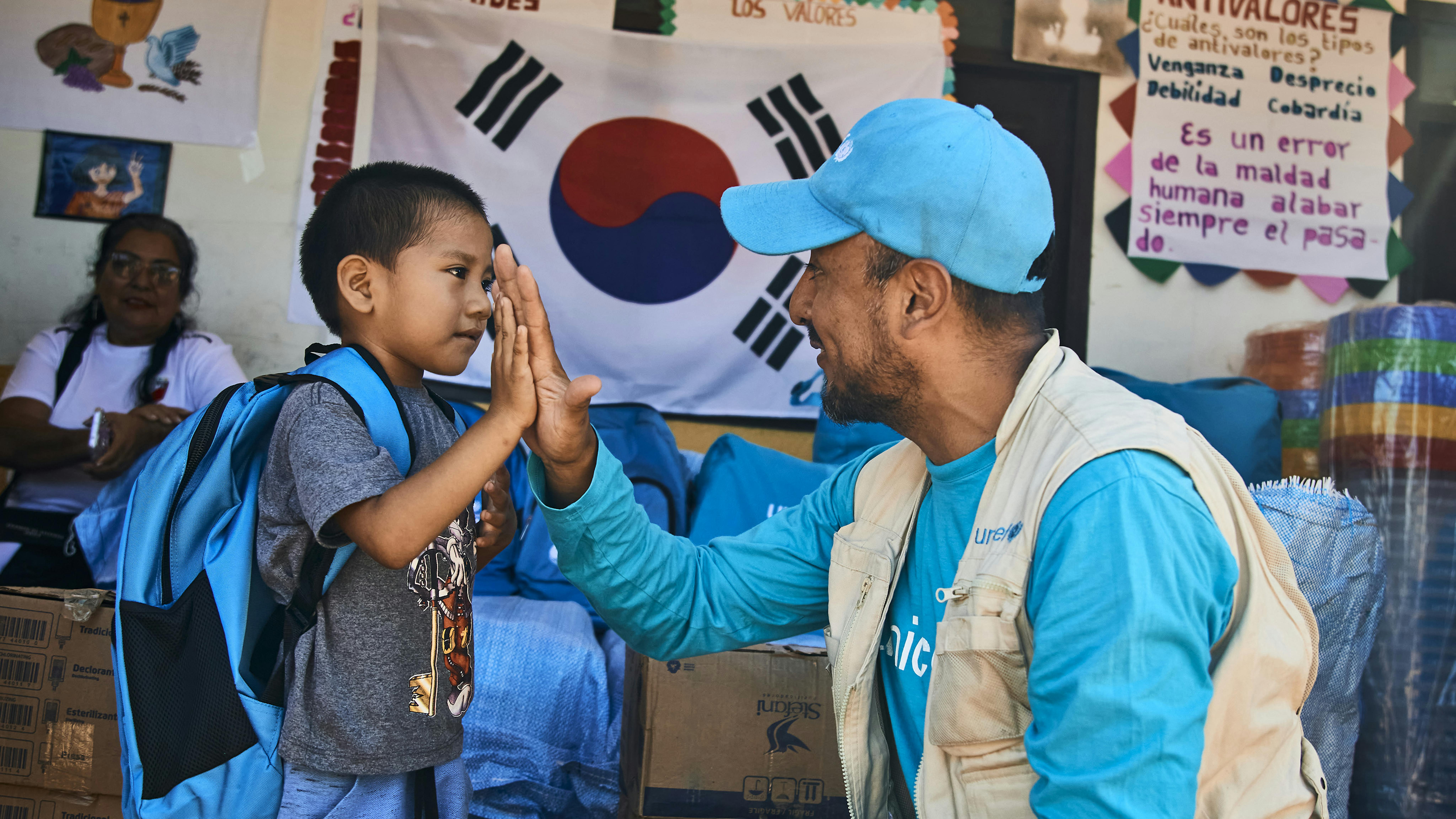 Un bambino della comunità 
