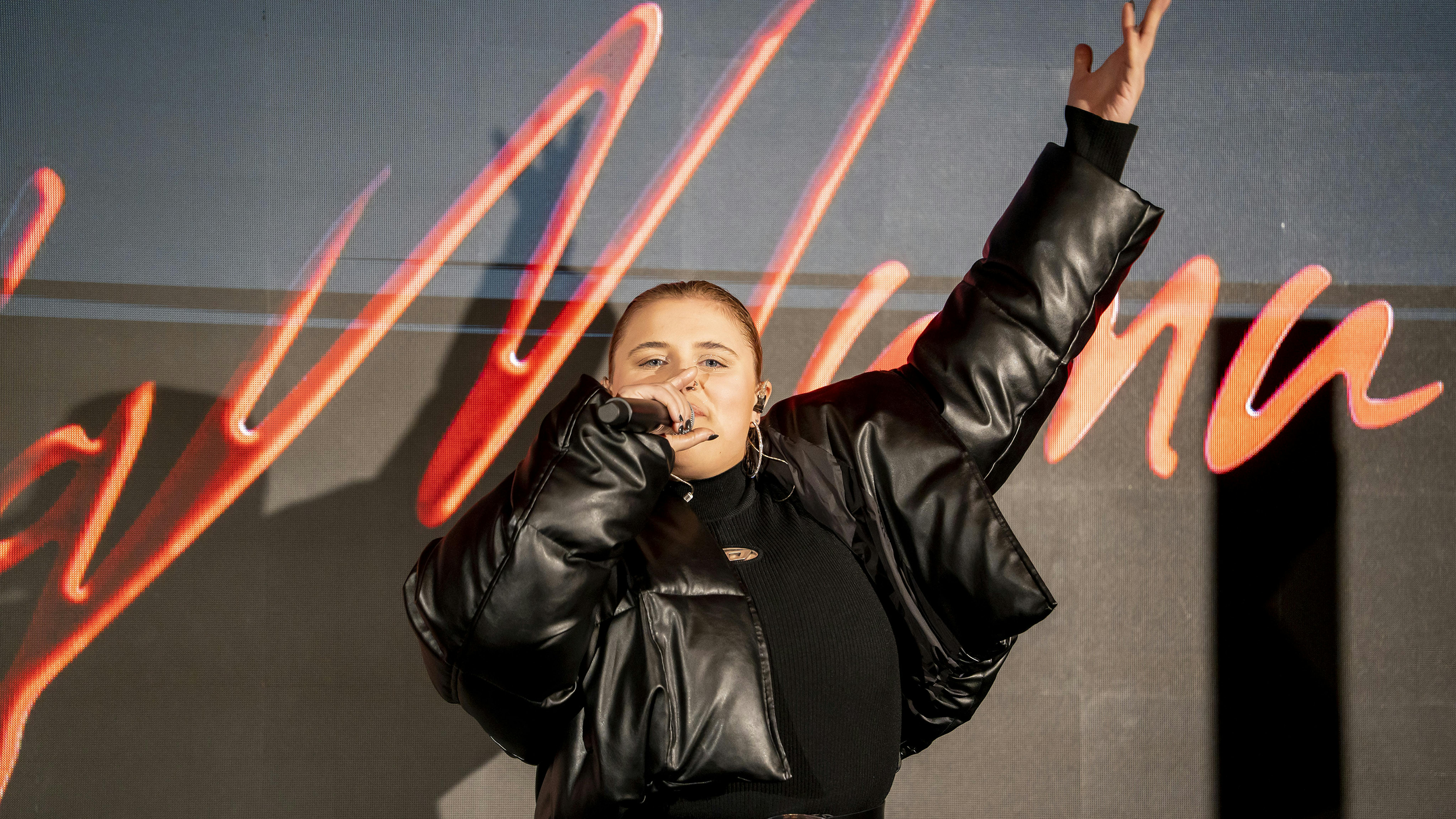 L'esibizione della cantante Bigmama